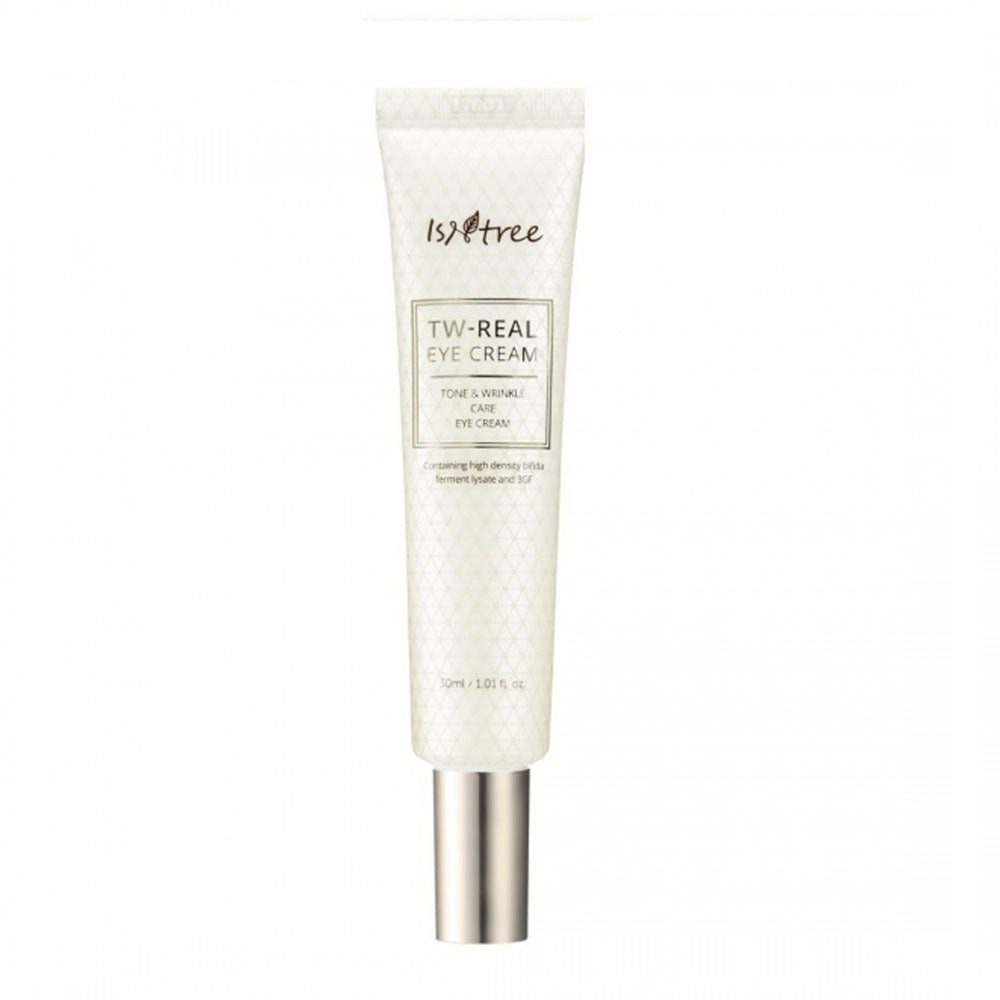 Isntree Augencreme Isntree, TW Real Eye Cream - 30 ml, Fermentierte Anti-Aging Augencreme mit 61 % Probiotika