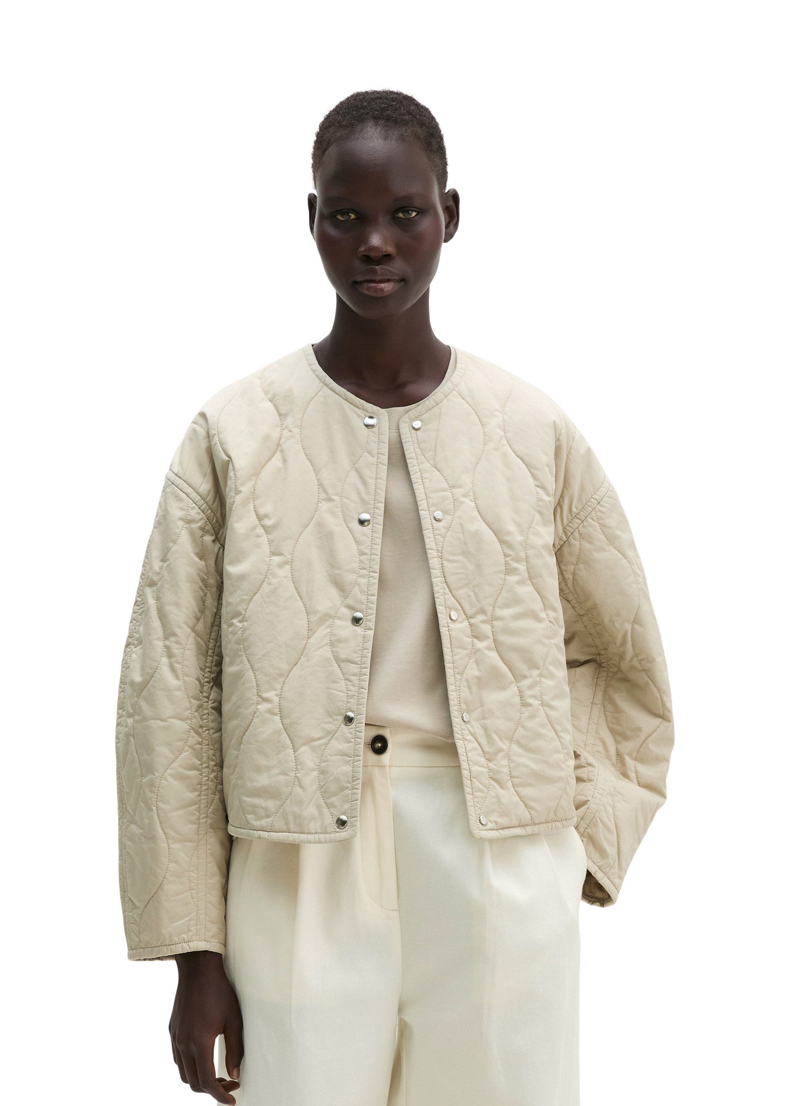 Marc O'Polo Outdoorjacke aus wasserabweisendem Twill