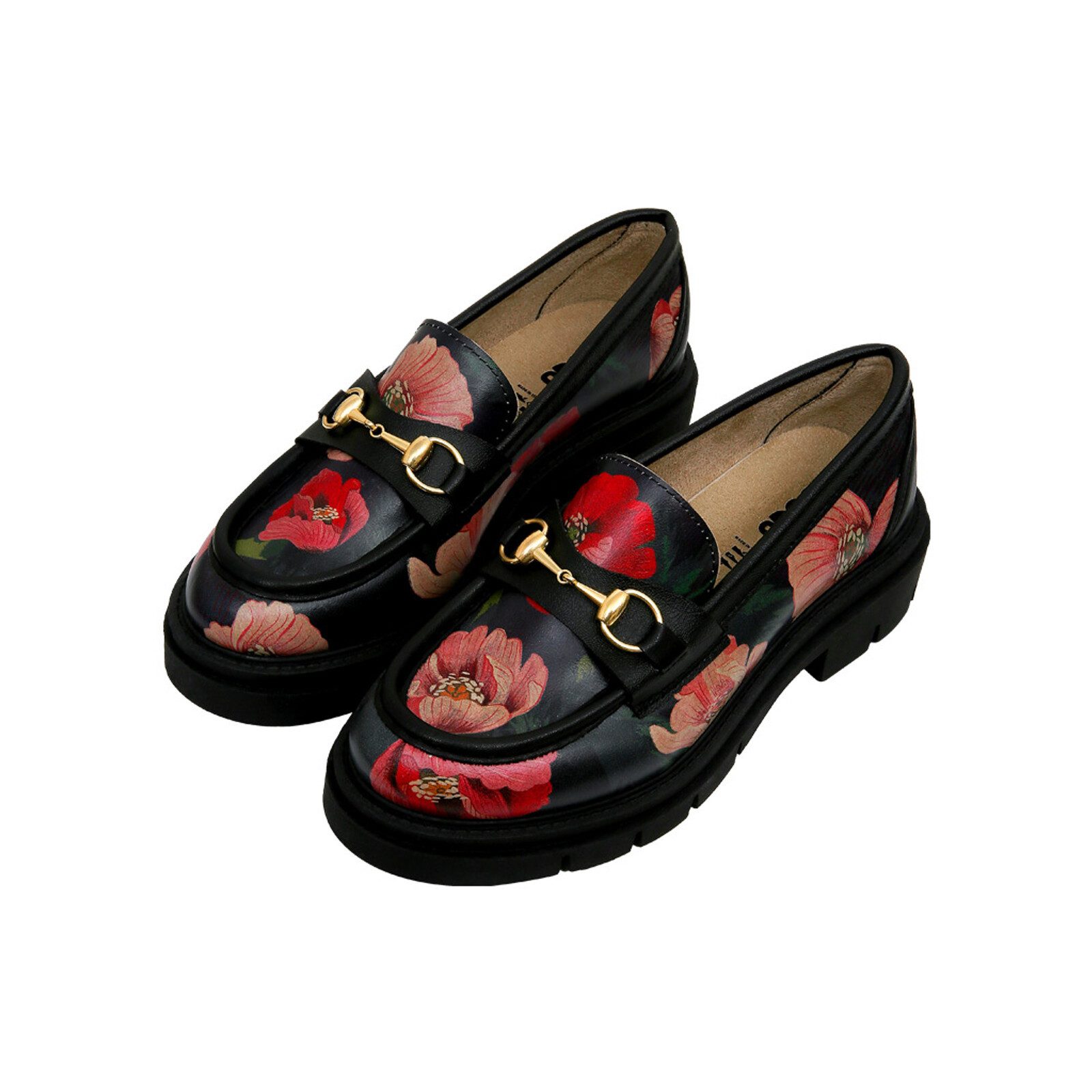 DOGO Cindy Loafer Poppy Damen Halbschuhe Loafer Handgefertigt