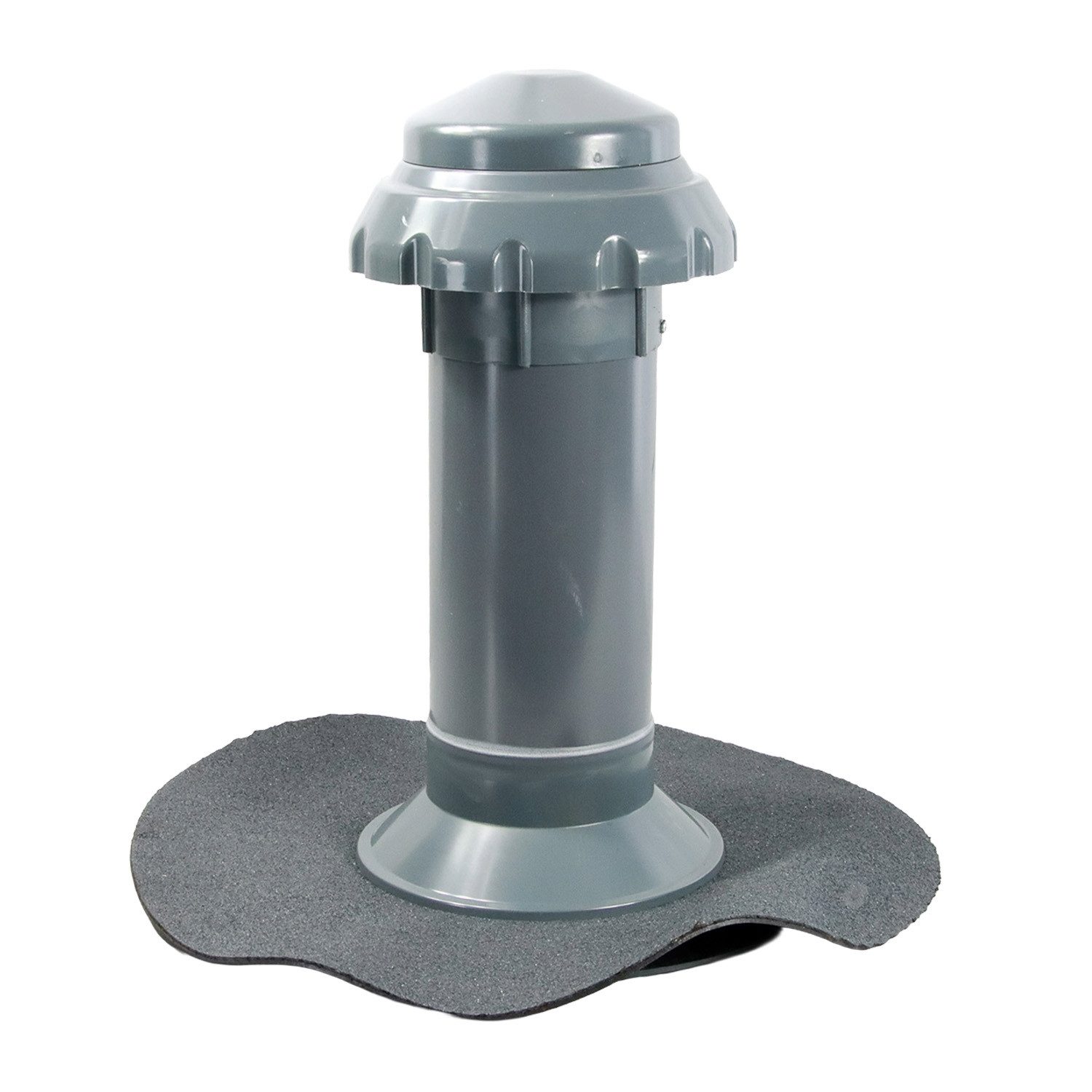 FLECK Dachdurchführung 4 in 1 Flachdachlüfter CLASSIC Flansch aus Bitumen, Bitumen