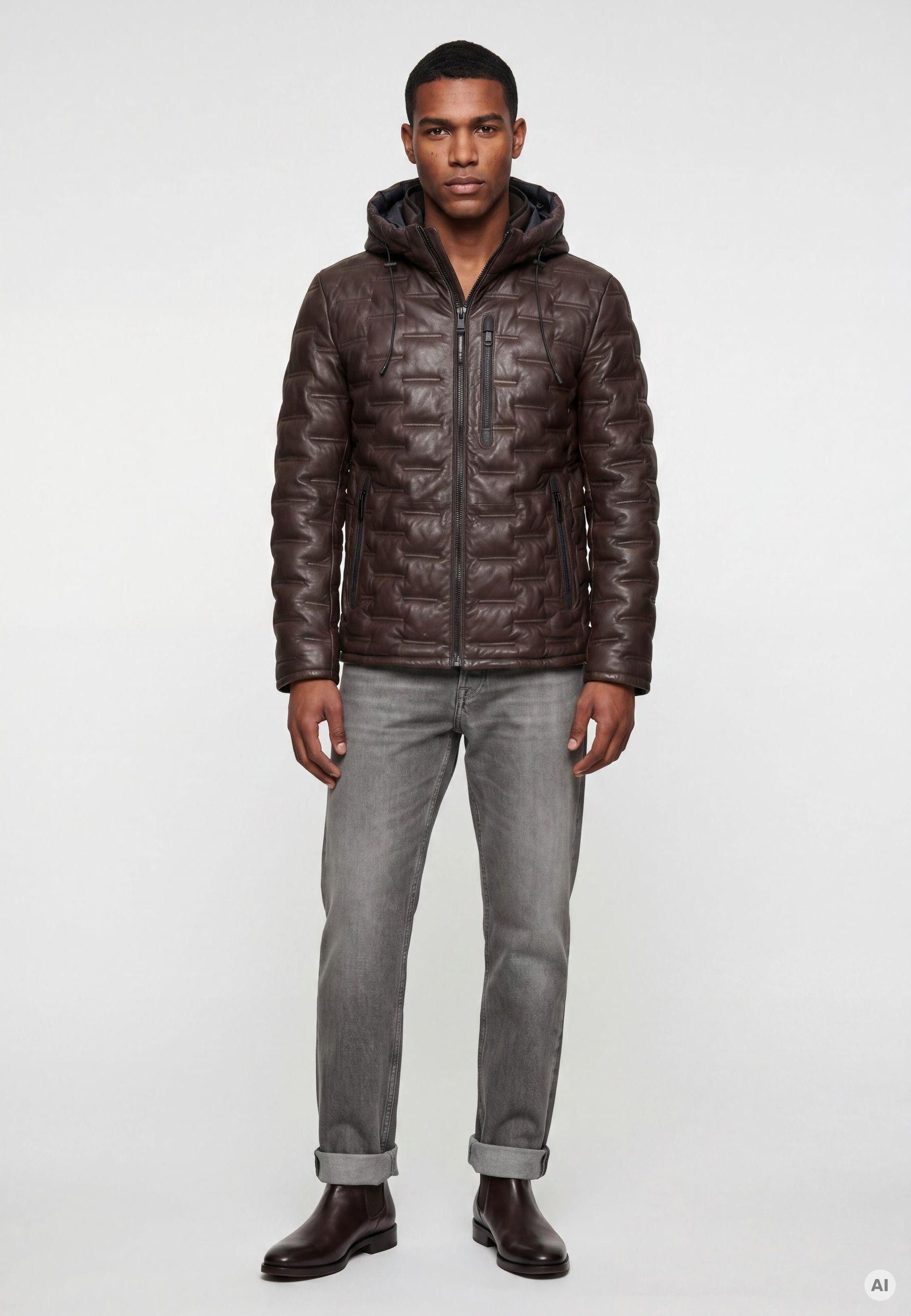 MILESTONE Steppjacke MSTamino Herren Übergangsjacke Jacke gesteppt normale Passform