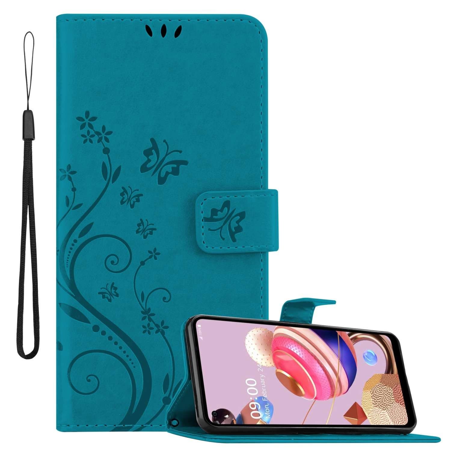 Cadorabo Handyhülle LG K51S LG K51S, Klappbare Handy Schutzhülle - Hülle - mit Standfunktion und Kartenfach