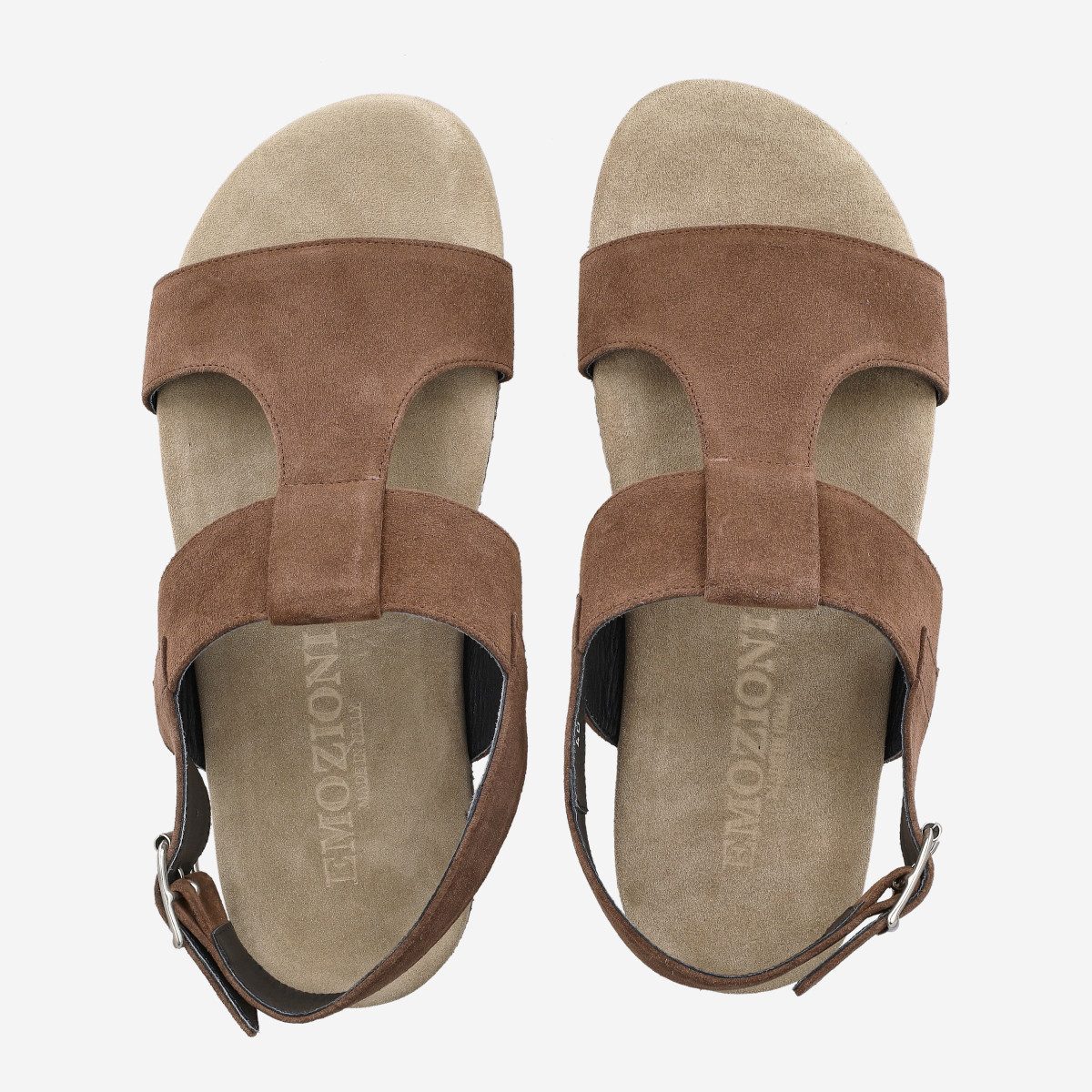Emozioni Emozioni M8140 CROSTA CASTORO, Sandaletten, Braun, Herren Sandalette