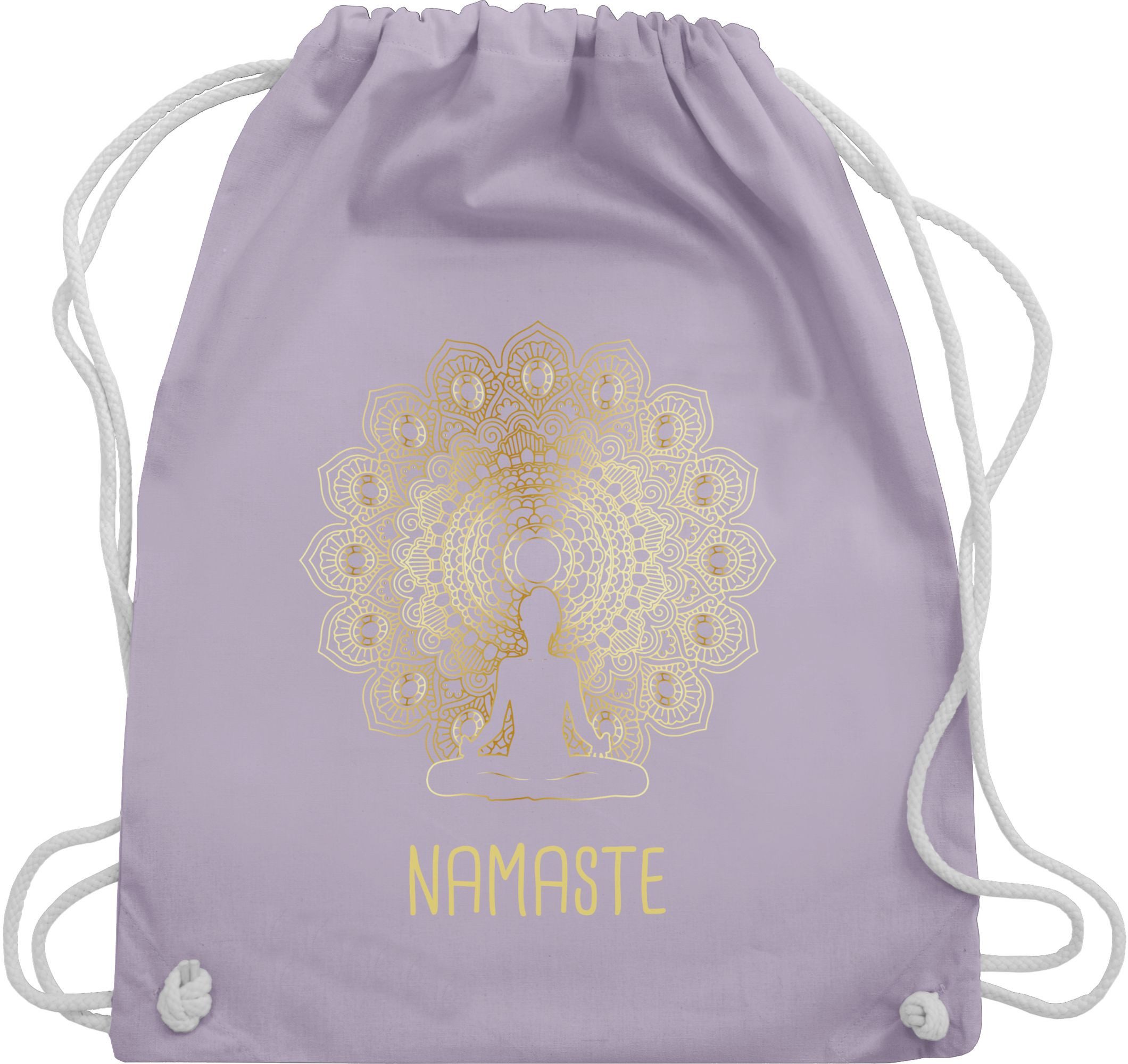 Shirtracer Turnbeutel Namaste Yoga Chakra Mandala, günstig online kaufen