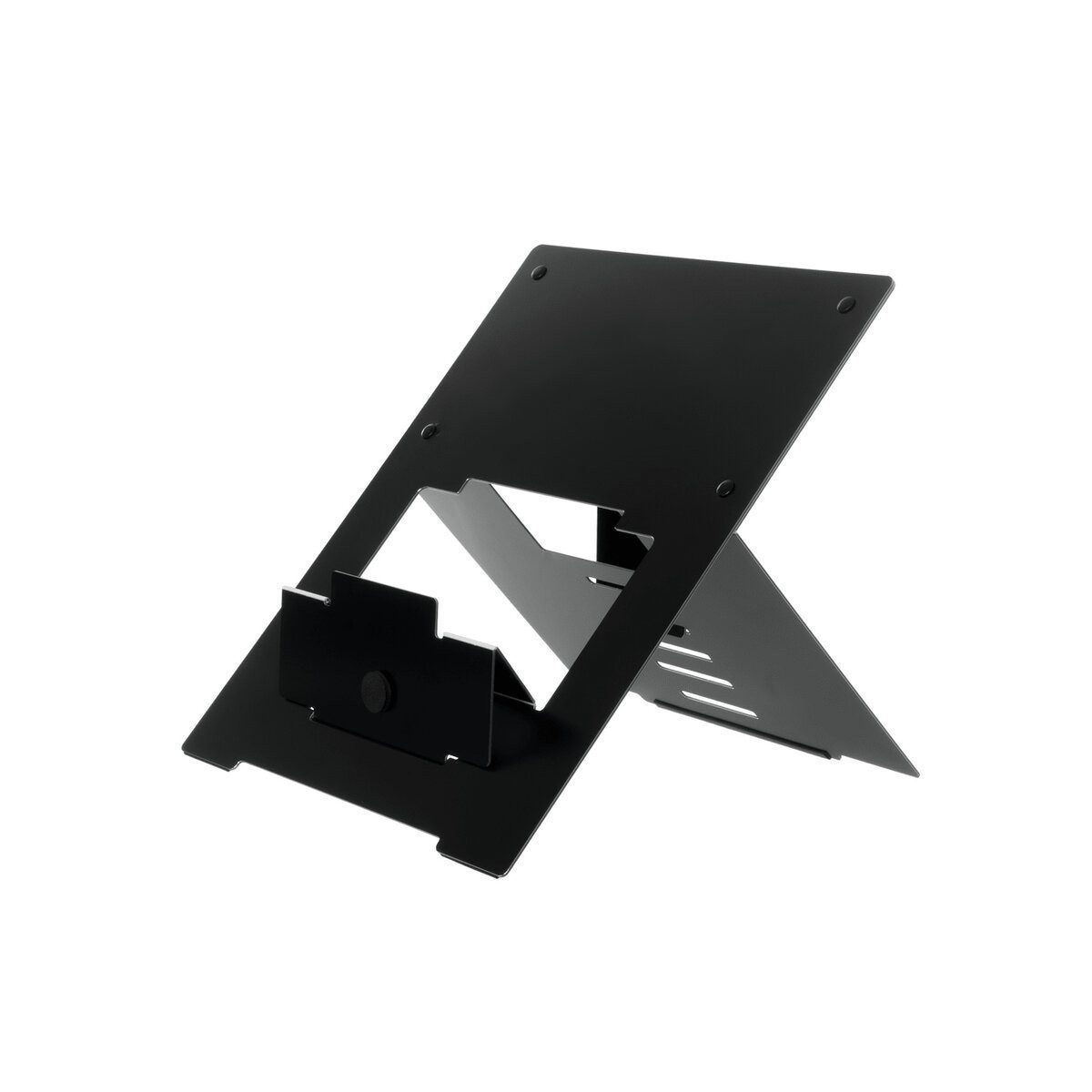 R-GO Monitor-Halterung Laptopständer Riser Flexibel - verstellbar schwarz.