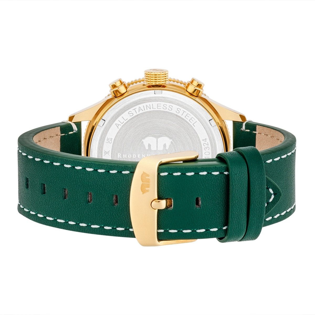Rhodenwald & Söhne Chronograph Karthago II schwarz Karthago II, Armband aus Echtleder – Bild 5 von 5
