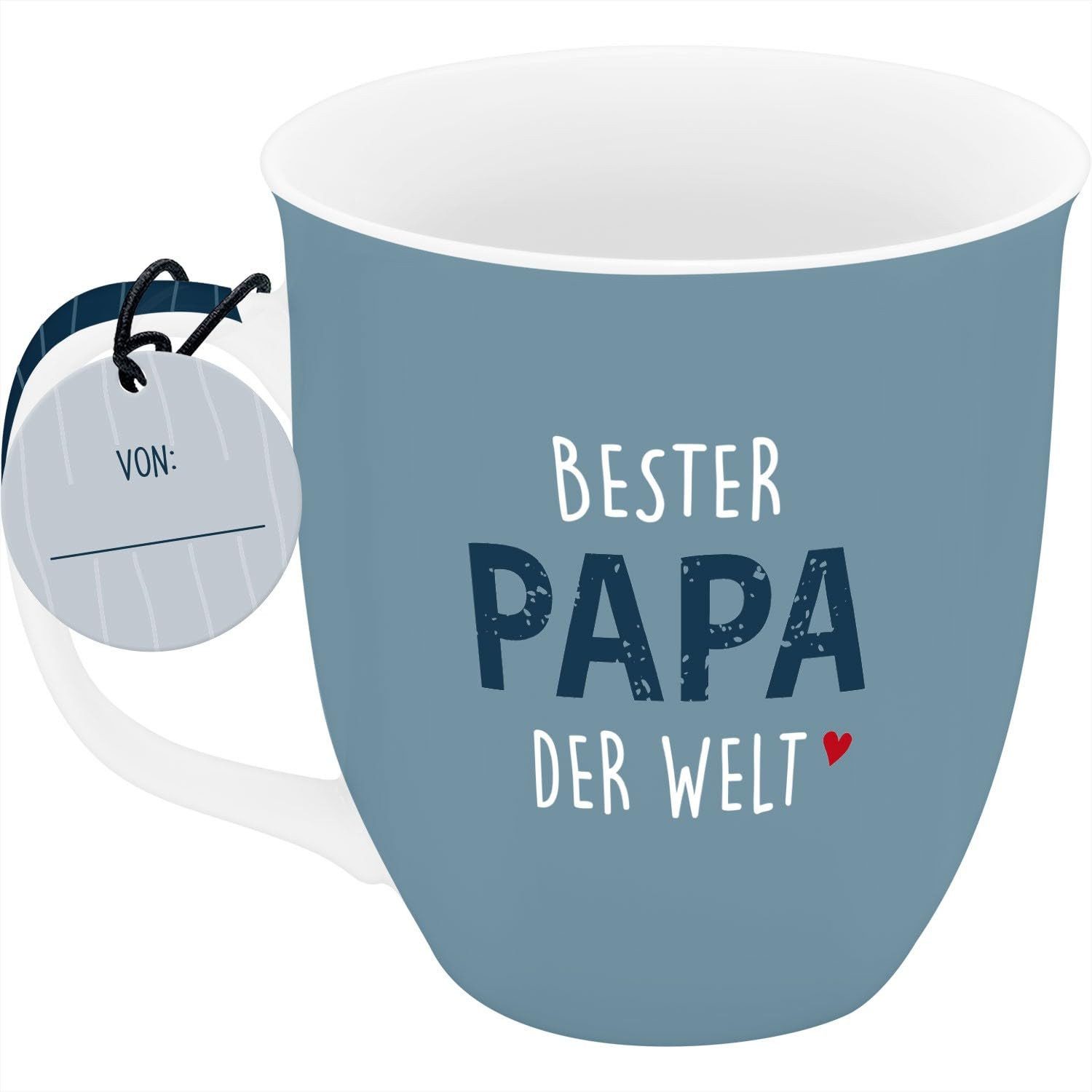 Sheepworld Tasse Tasse Becher Teetasse Kaffeetasse 40cl Geschenk Sheepworld Bester, Porzellan