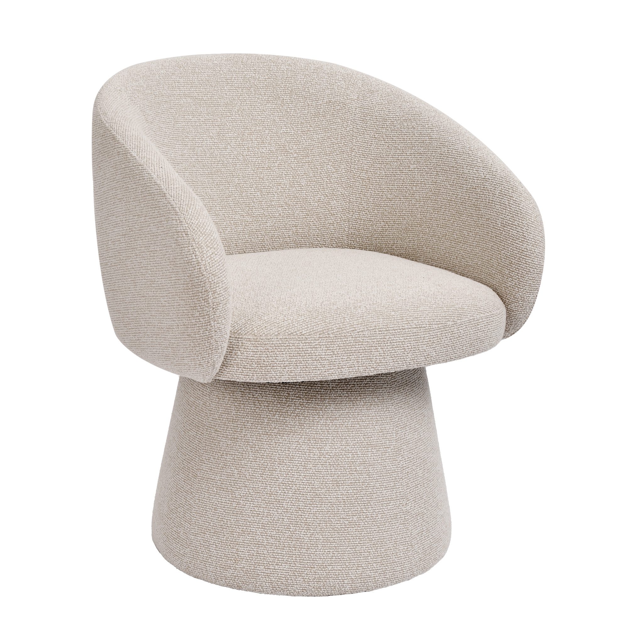 Duhome Esszimmerstuhl (7176A1), 360 Grad Drehbar Kegeldesign Polsterstuhl