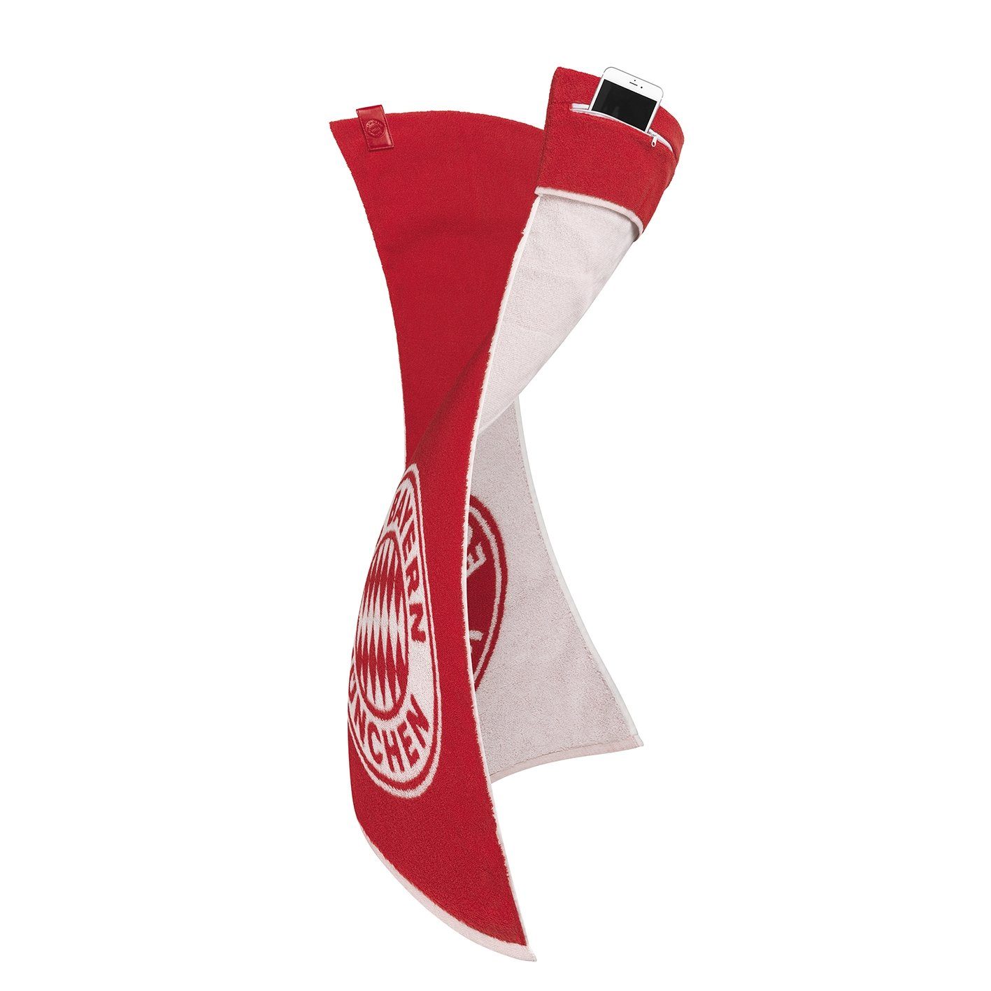 Stryve Sporthandtuch Towell +, Handtuch mit Tasche und Magnetclip - FC Baye günstig online kaufen