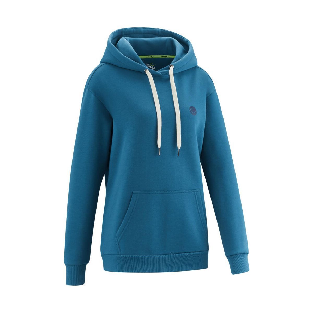 Edelrid Sweatshirt Wo Spotter Hoody IV Kuscheliger Hoody mit Grafikprint, großer Kängurutasche für Stil und