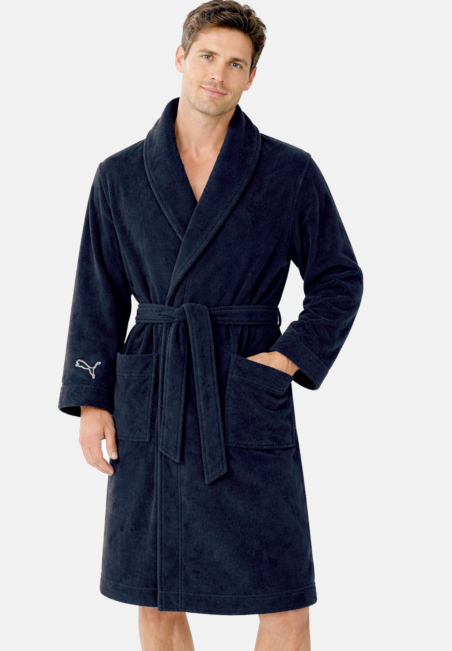 PUMA Bademantel TEAMADDITIONS BATHROBE, Baumwolle