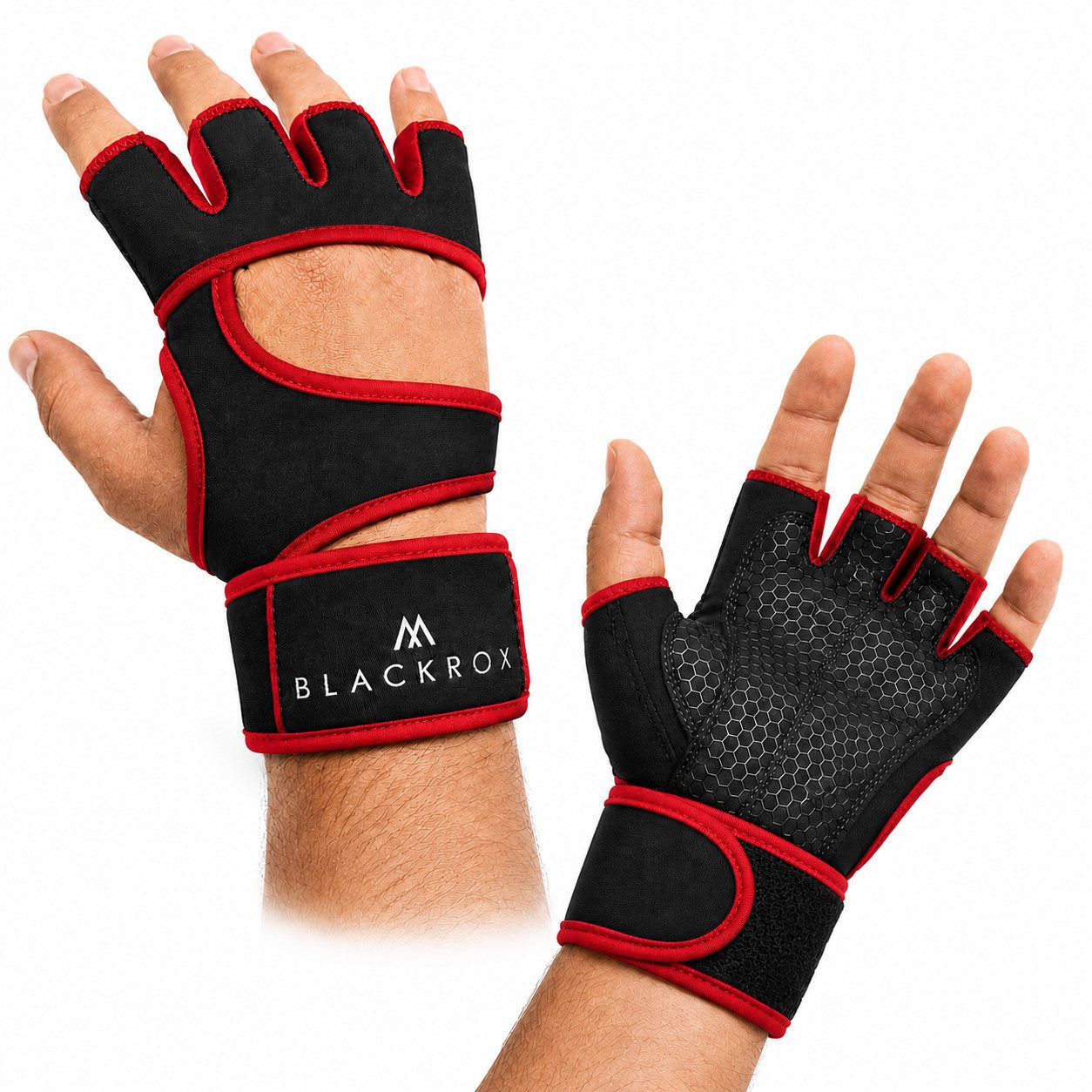 BLACKROX Trainingshandschuhe [Vergleichssieger 2026] Fitnesshandschuhe, Gr. M-XL, Damen & Herren