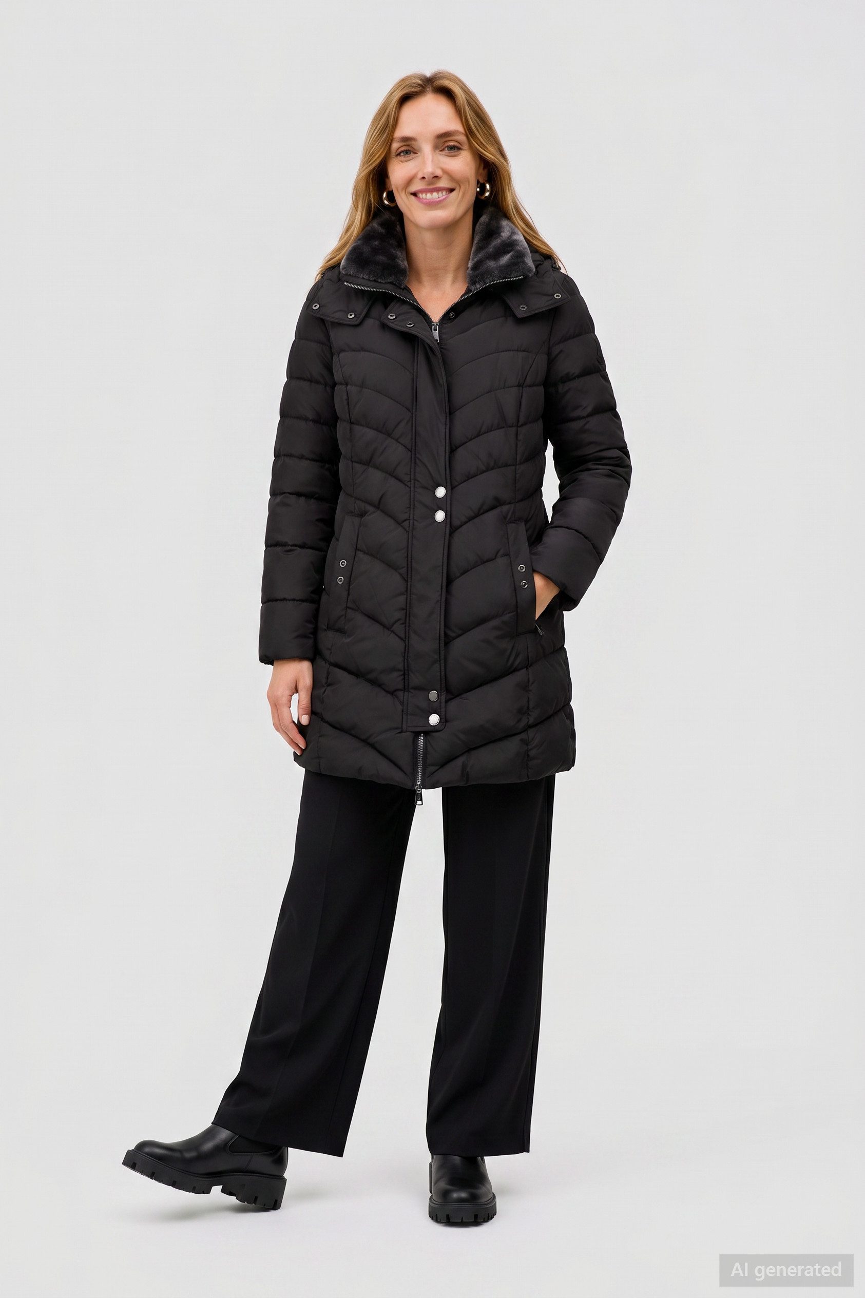 Barbara Lebek Steppjacke warme Damenjacke, Herbstjacke oder Übergangsjacke