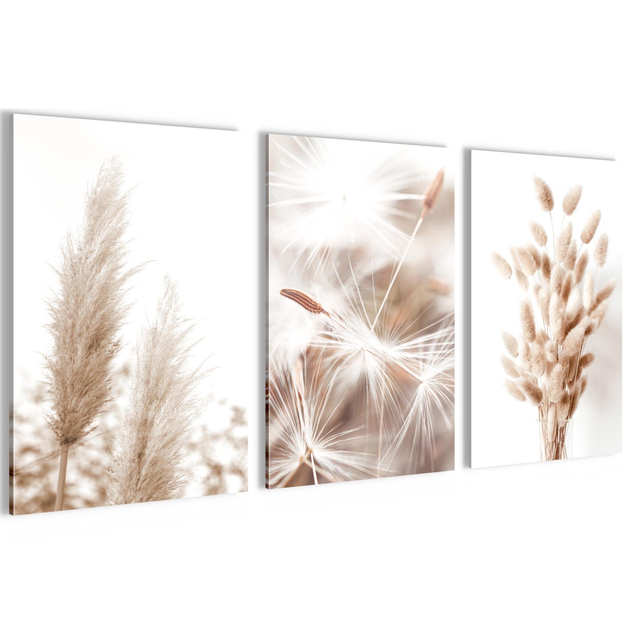 Novart Wandbild 3 Wandbilder Set Natur günstig online kaufen