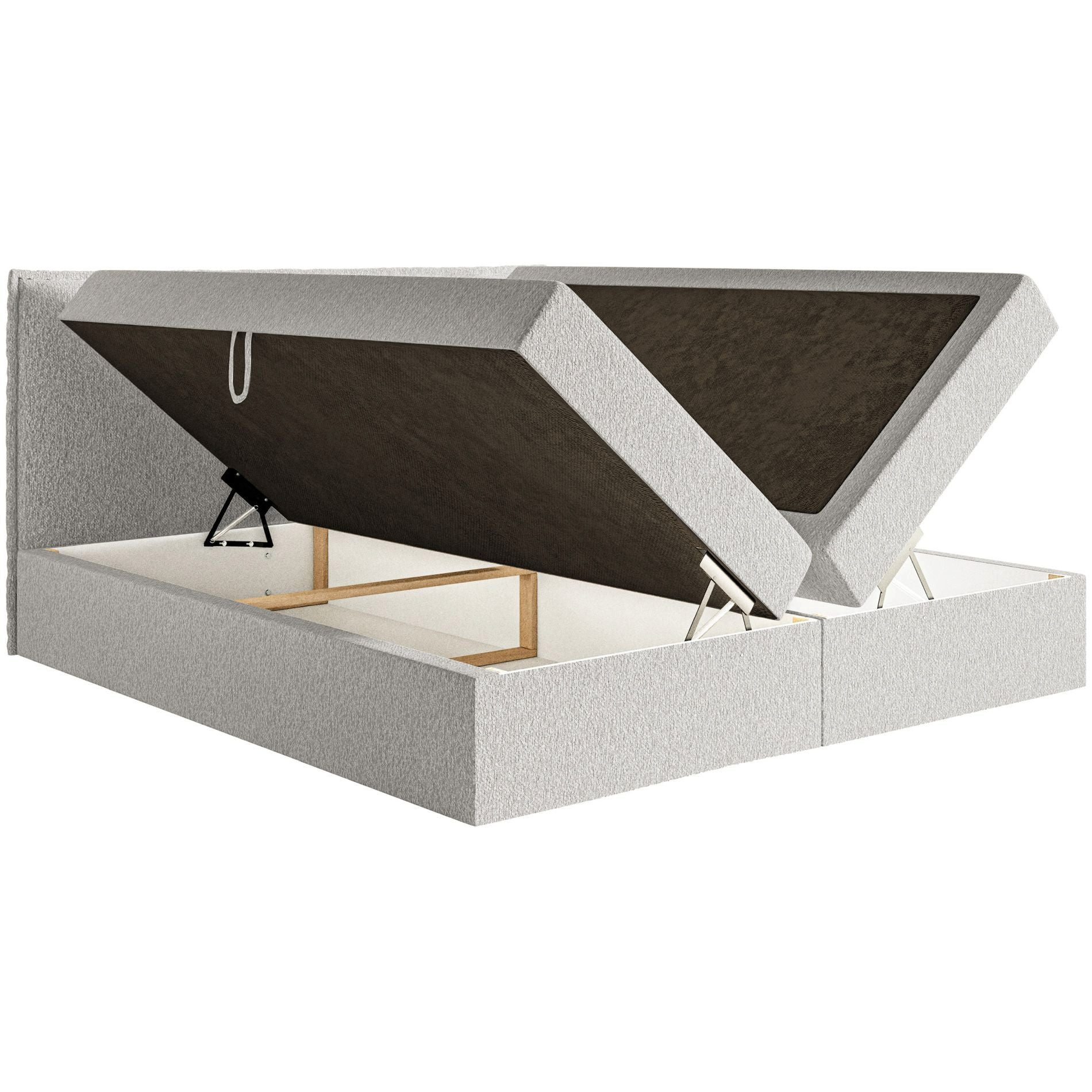 Selsey Boxbett SOFTIE, mit Bettkasten und Topper, Bonnell-Federkernmatratze