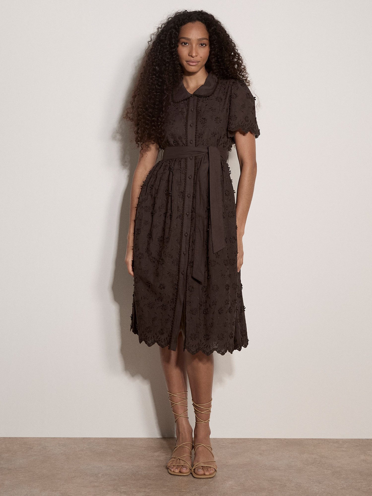 Midikleid Baumwollkleid