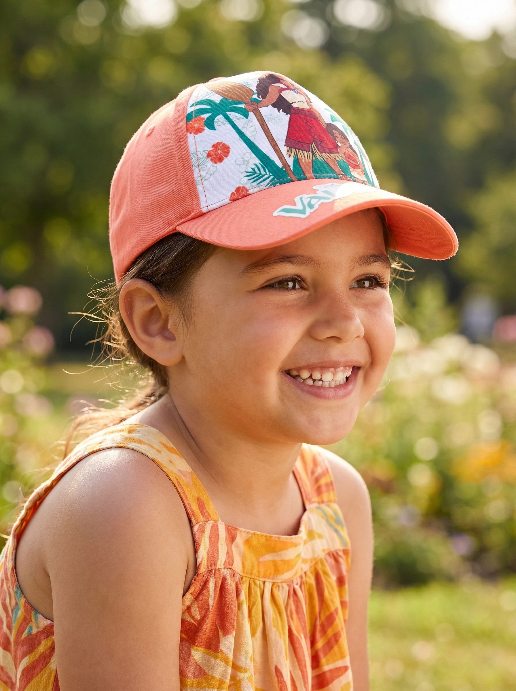 Disney Baseball Cap Disney Vaiana Moana Kinder Basecap Baseball Kappe Mütze Gr. 52 bis 54 (1-St)