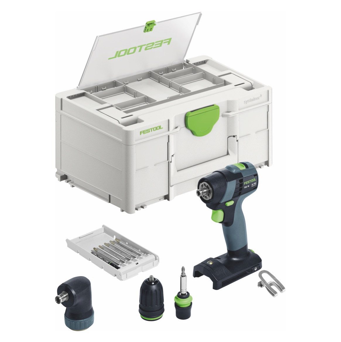 FESTOOL Akku-Schrauber TXS 18-Basic-Set Akku Bohrschrauber 18 V 40 Nm Brushless (577335) +
