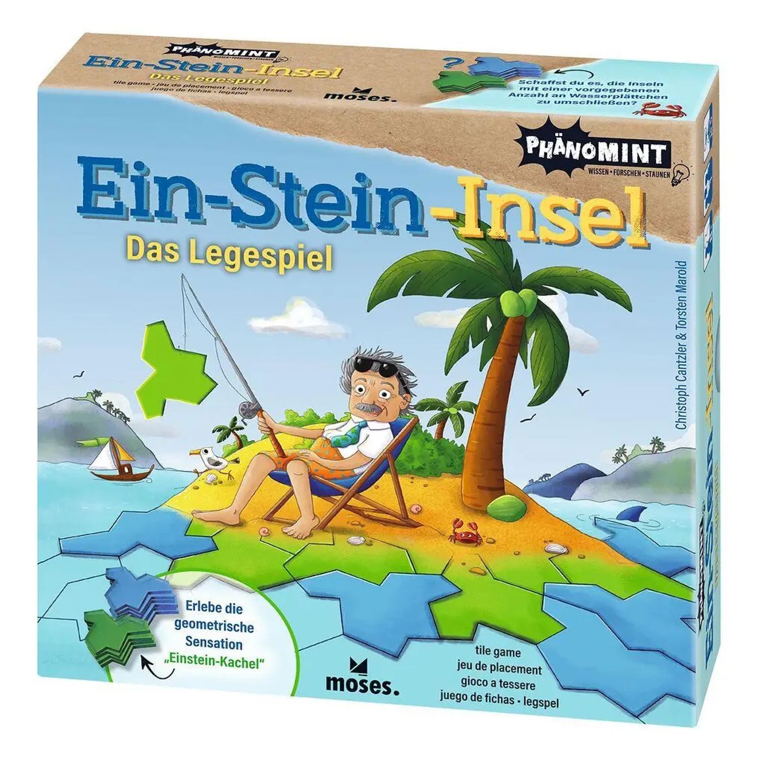 Moses. Verlag Spiel PhänoMINT Ein-Stein-Insel - Das Legespiel