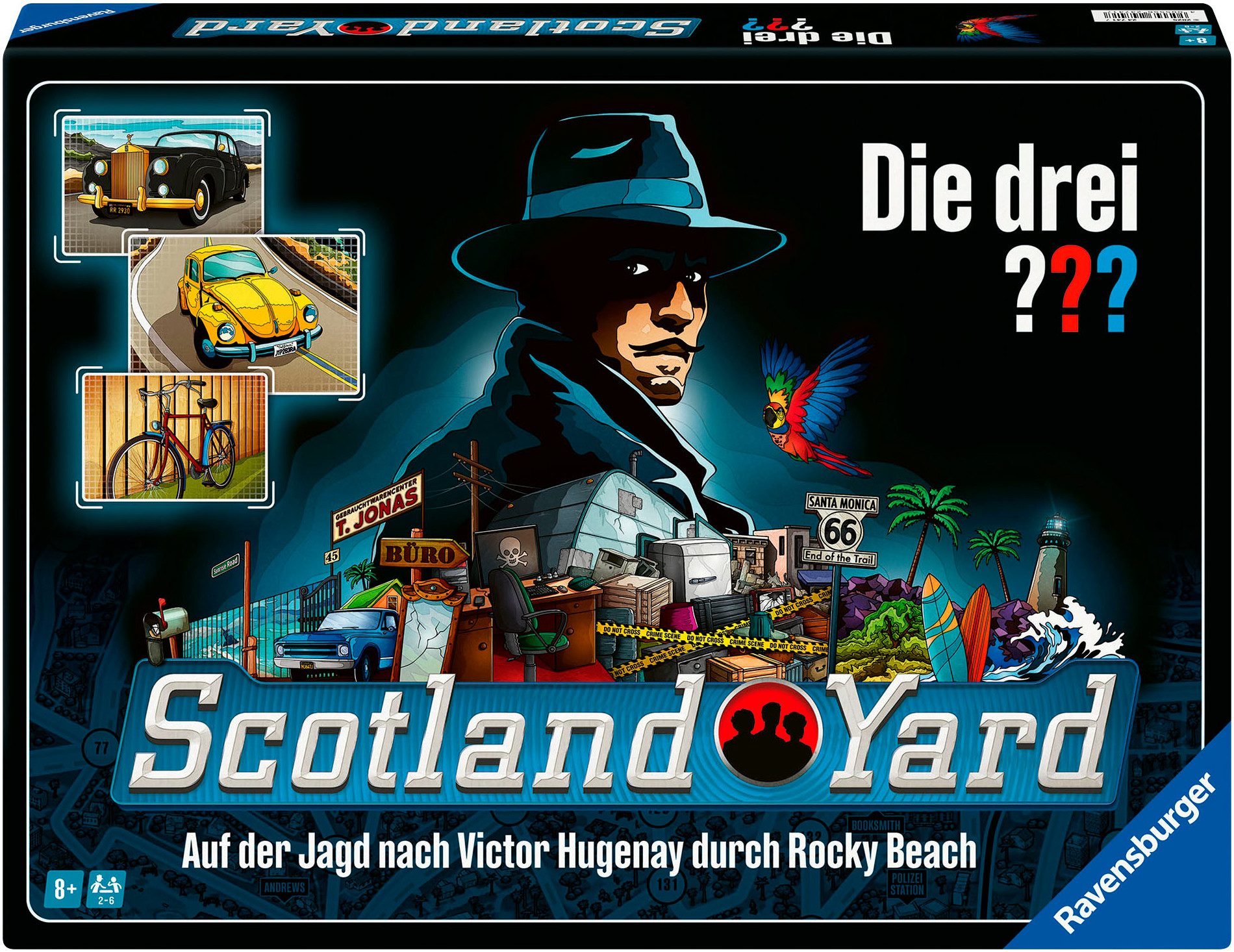 Ravensburger Spiel Die drei ??? Scotland Yard, Gesellschaftsspiel, Made in Europe
