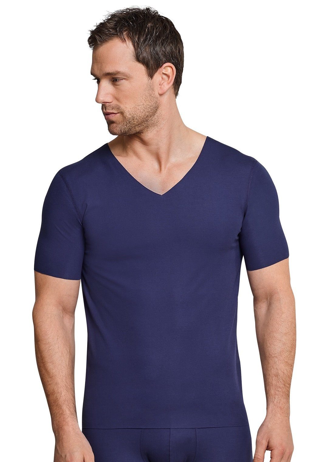 4er Pack V-Ausschnitt T-Shirts - Basic Tees In Uni- Produktbild-Vorschau 6
