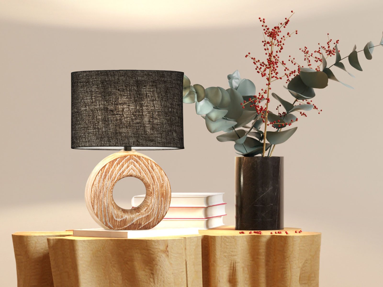 FISCHER & HONSEL LED Nachttischlampe, Leuchtmittel dimmbar, LED wechselbar, günstig online kaufen