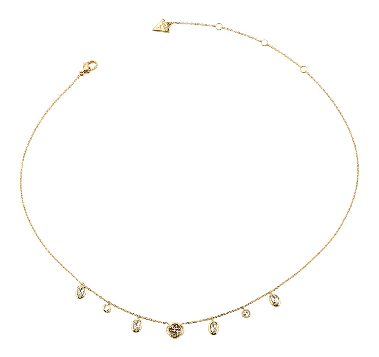 Guess Gliederkette 16-18" Crystals & 4G Necklace