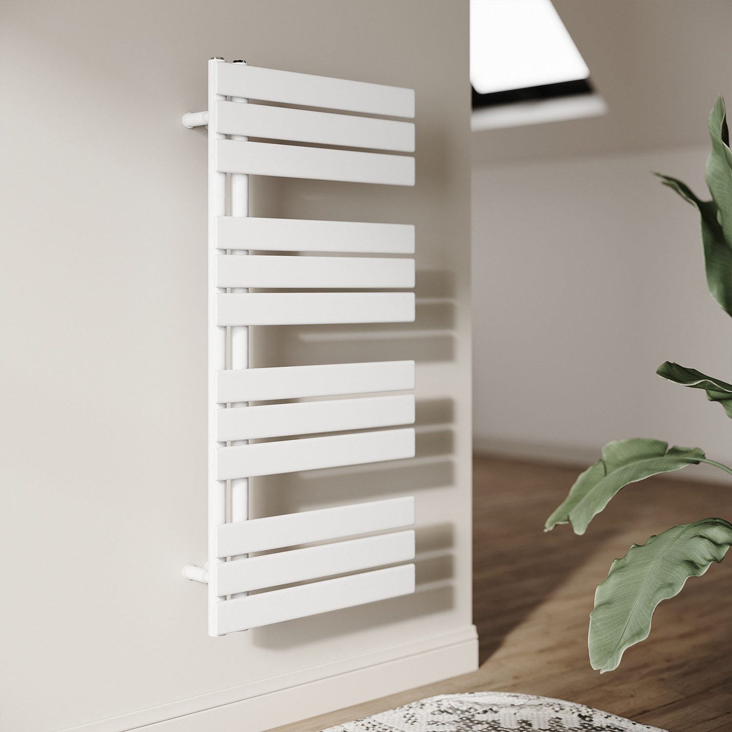 SONNI Badheizkörper Badheizkörper Weiß Heizkörper Design Handtuchtrockner B günstig online kaufen