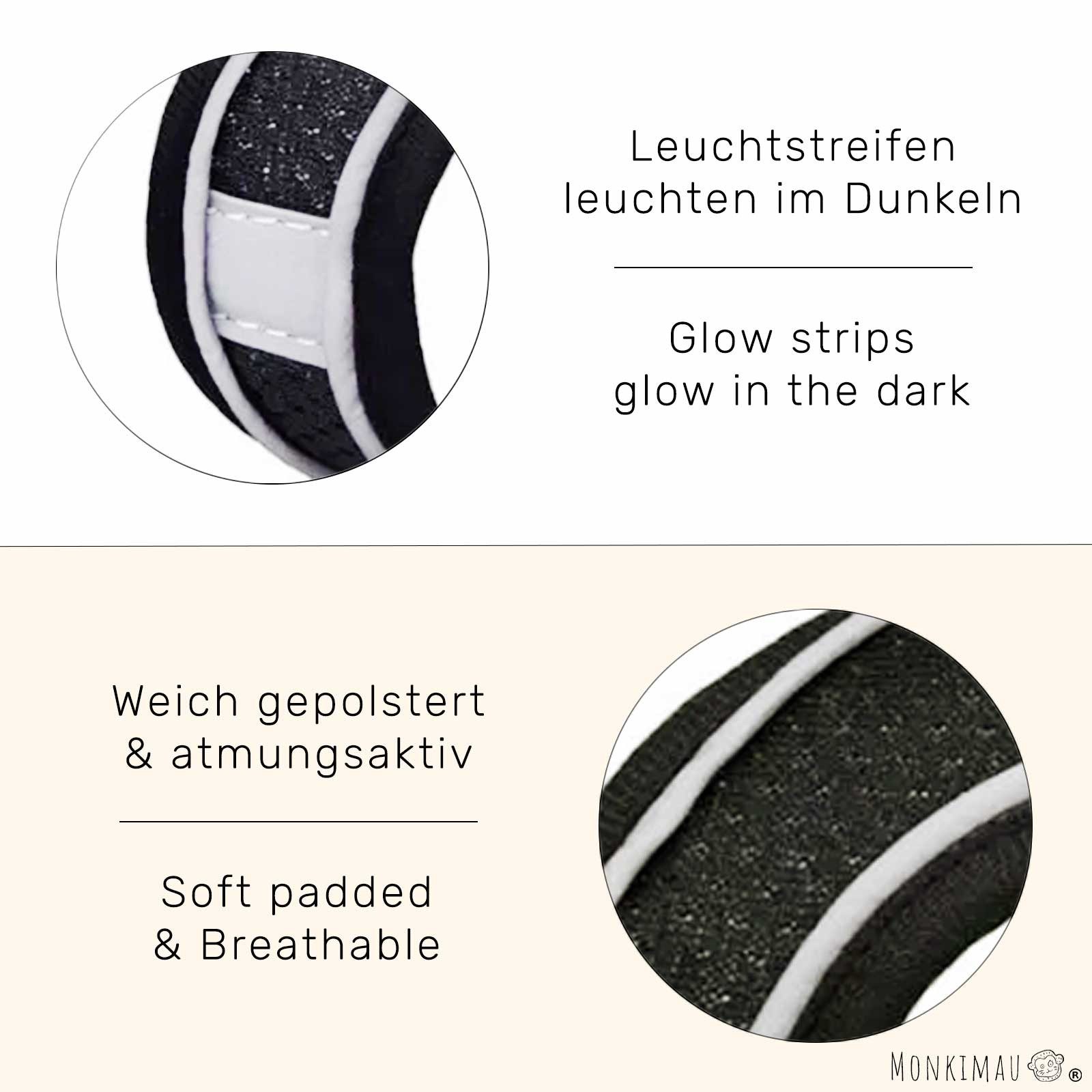 Monkimau Hunde-Geschirr Geschirr für Hund und Katze mit Leine - XXXS in sch günstig online kaufen