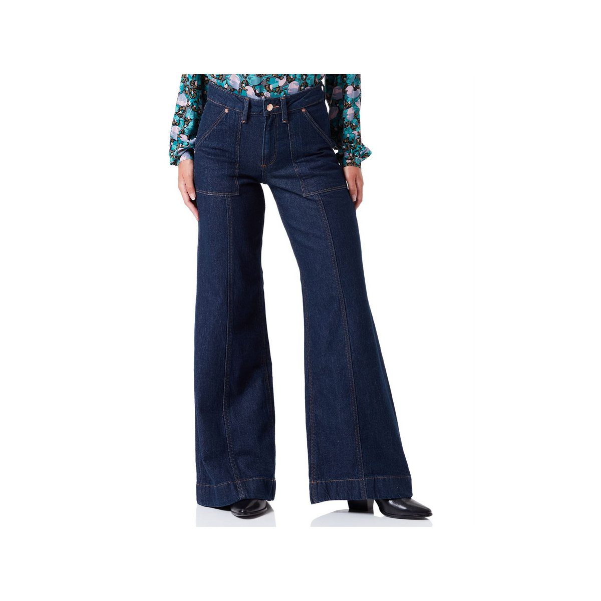 QS 5-Pocket-Jeans uni (1-tlg) | Straight-Fit Jeans
