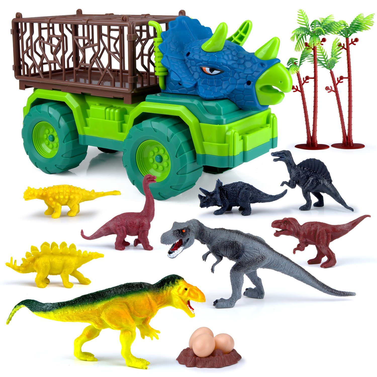 Goods+Gadgets Spielfigur Dino-Set Dinosaurier Figuren, (Abenteuer Tier-Welt günstig online kaufen