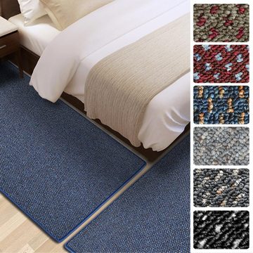 Bettumrandung Ponto, 5 Farben & 3 Größen, Bettvorleger Floordirekt, Höhe 6.5 mm, (3-tlg)