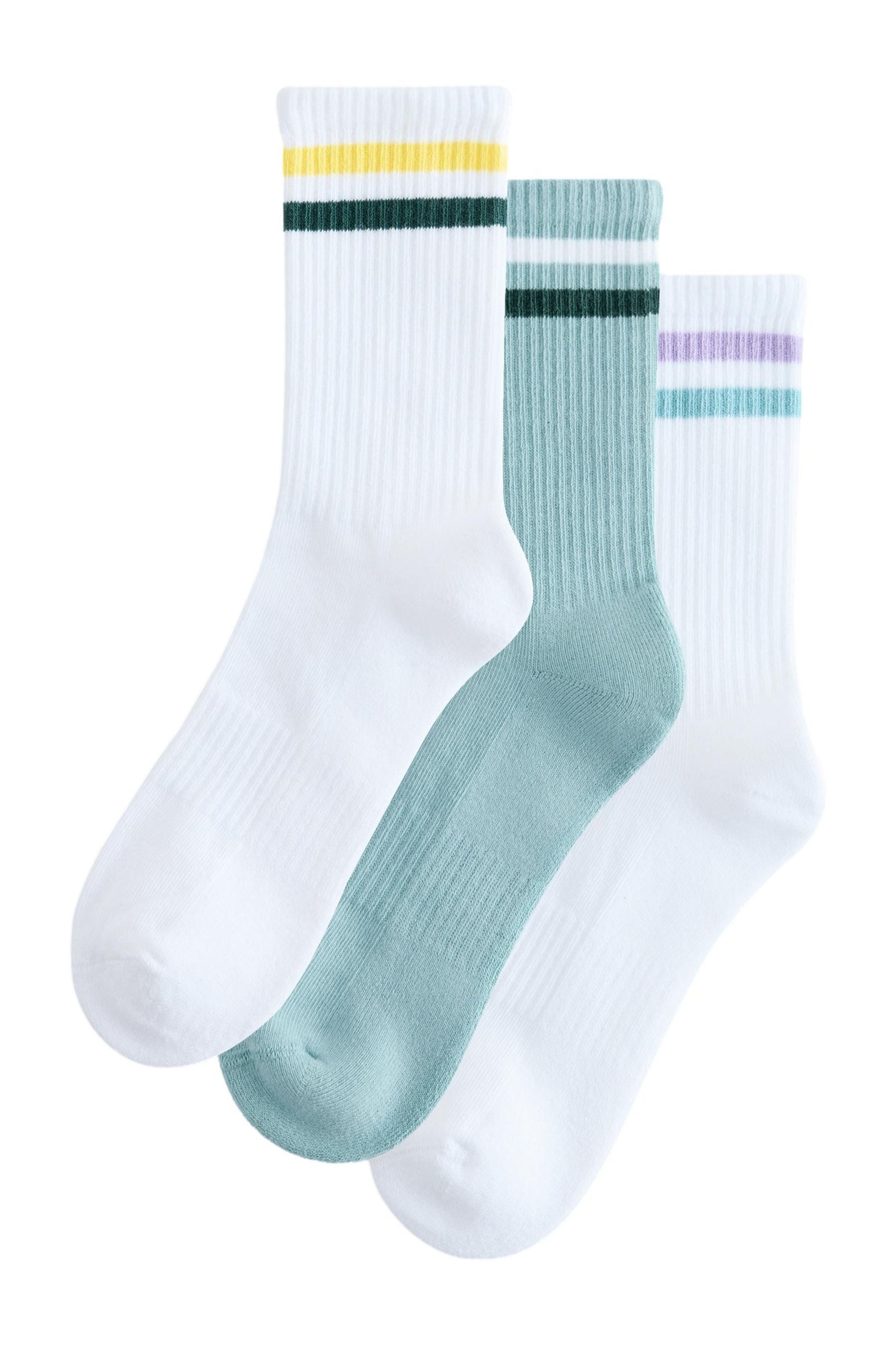 Next Kurzsocken Gerippte Sportsöckchen, Fußgewölbestütze, 3er-Pack günstig online kaufen