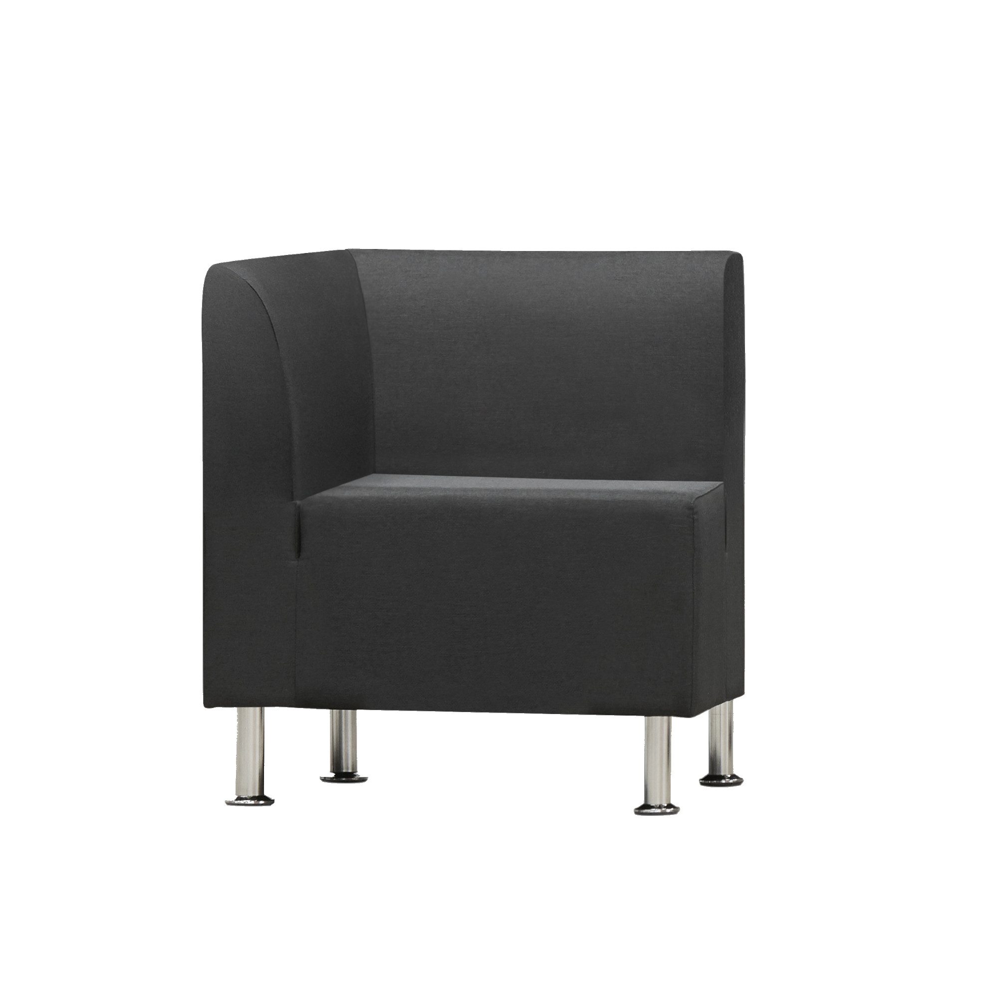 rocada Stuhl Sofamodul Ecke BeSoft 1803DBK-4 schwarz