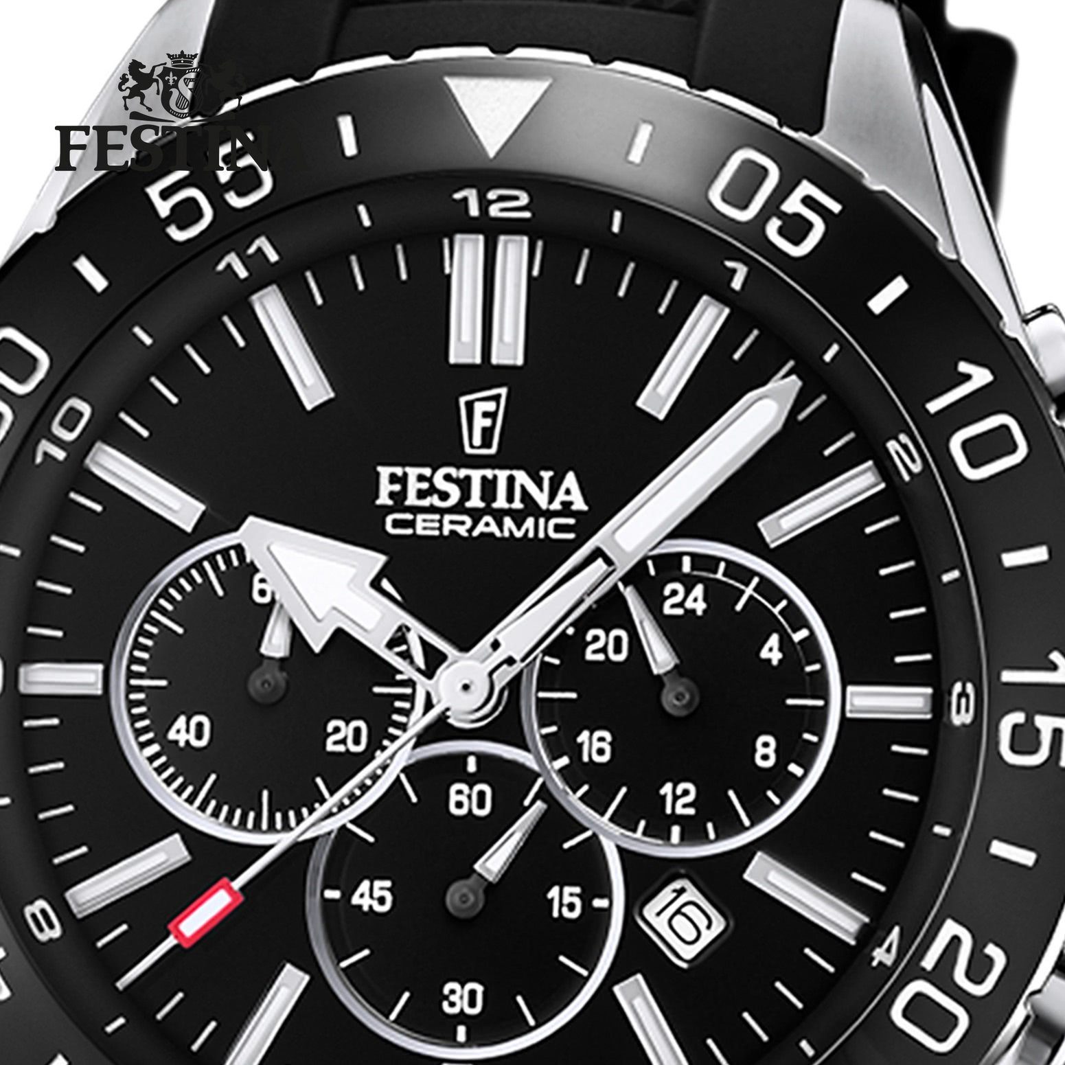 Festina Quarzuhr Festina Herren Uhr F20515/2 Silikonband, (Analoguhr), Herr günstig online kaufen