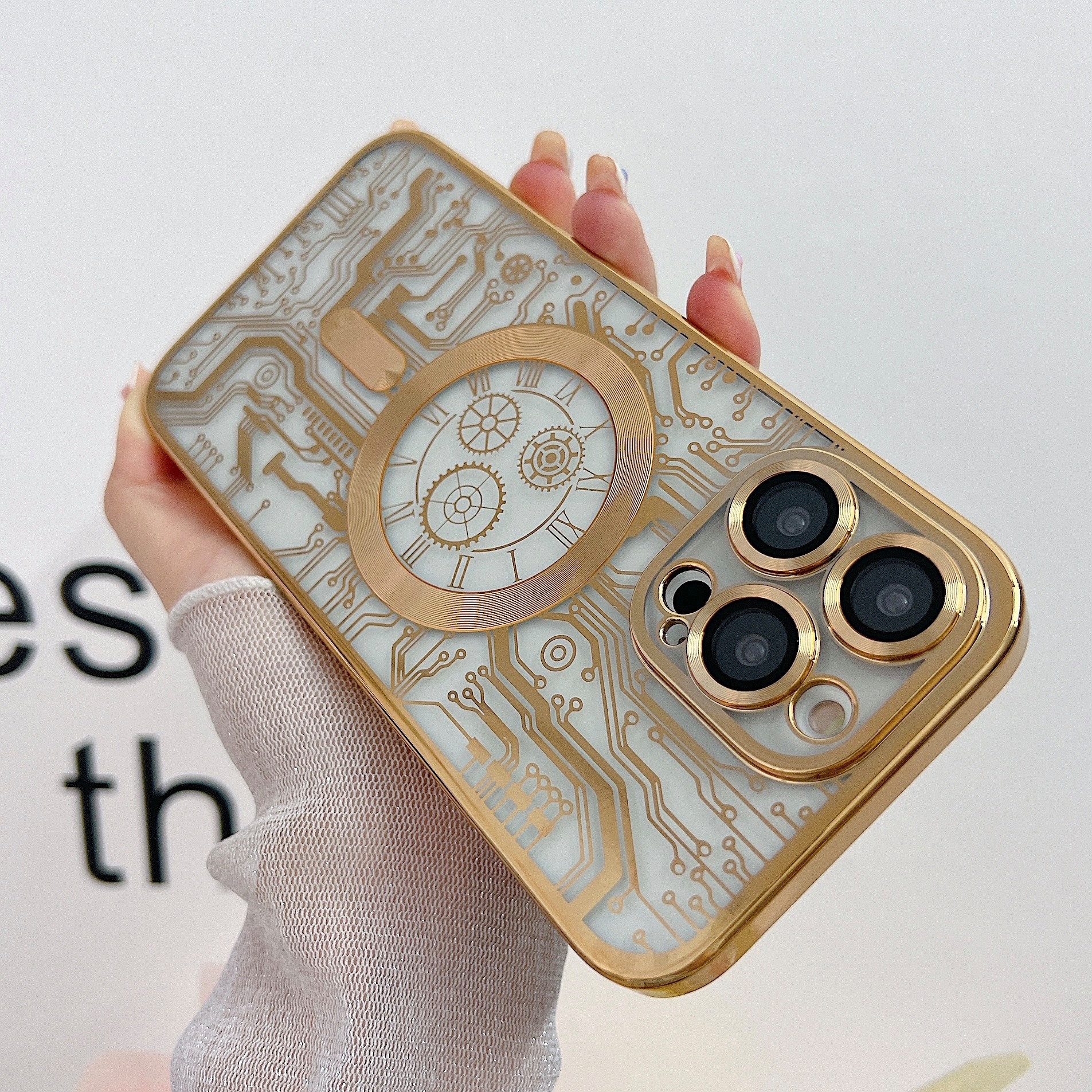 trends for living Handyhülle Magsafe Schutz Hülle Case für iPhone 16 Pro Max 15 14 13 12 11 Plus