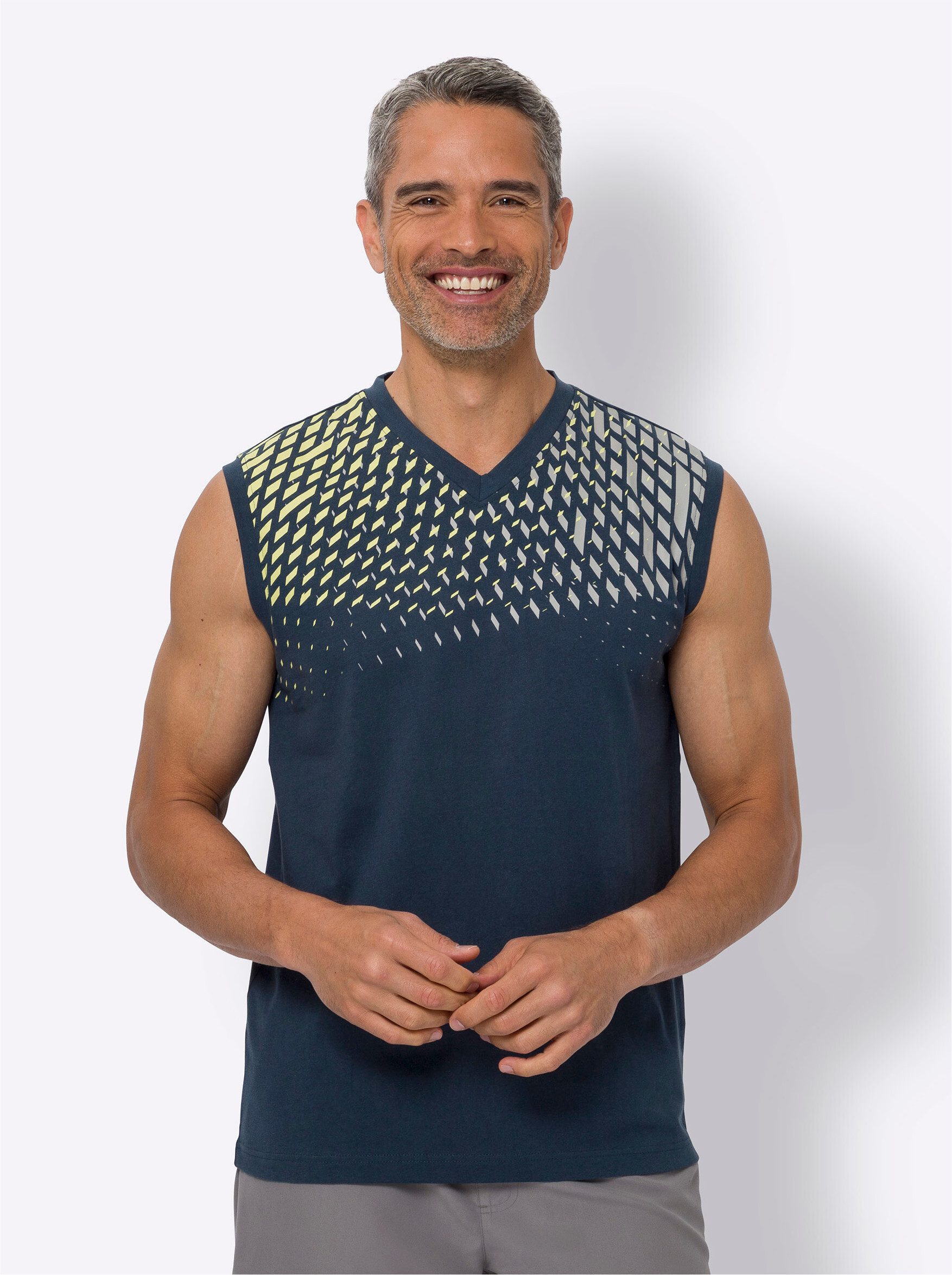Sieh an! Trainingsshirt Achselshirt Ärmellos günstig online kaufen