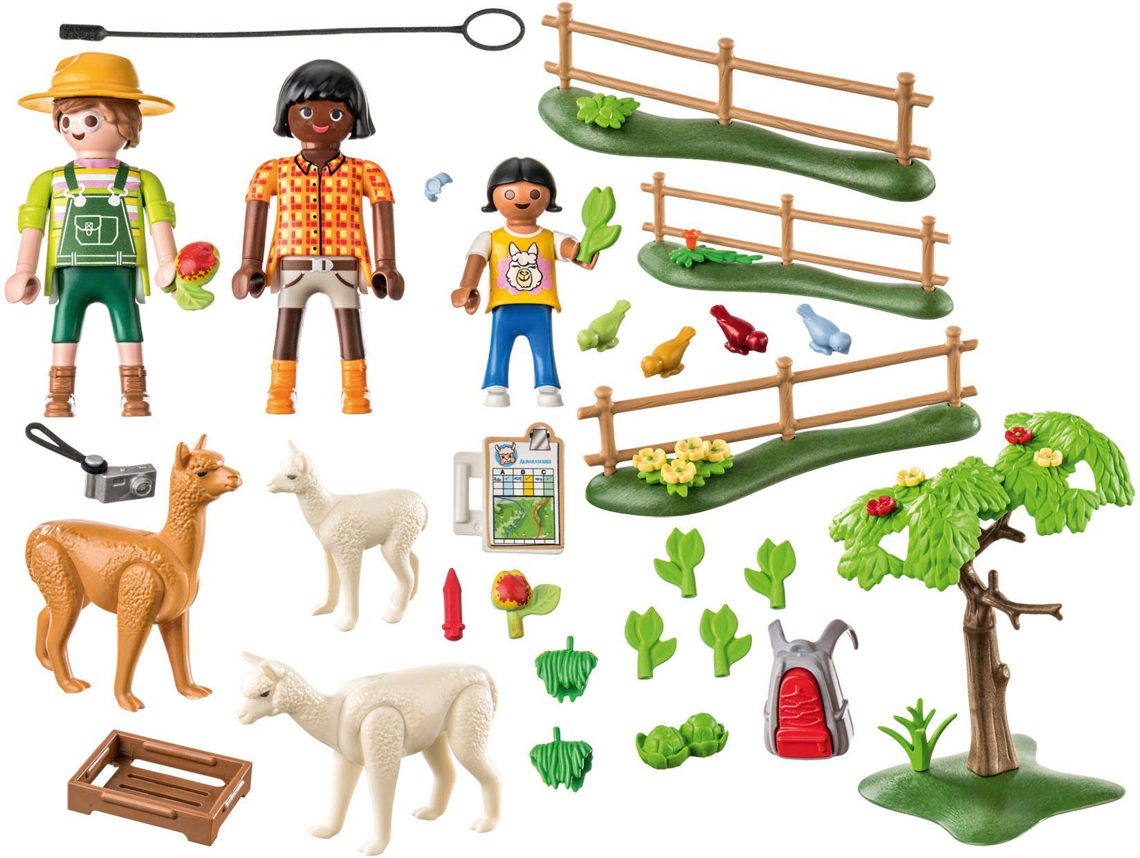 Konstruktions-Spielset aus Country, teilweise Alpaka-Wanderung (71251), recyceltem in Europe Made Playmobil® Material;