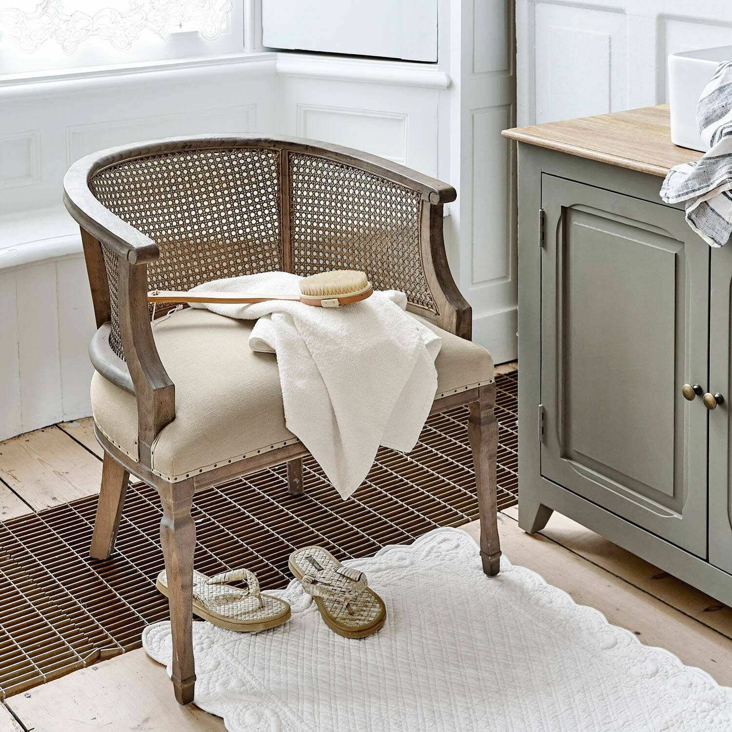 Mirabeau Esszimmerstuhl Stuhl Curbigny beige/braun