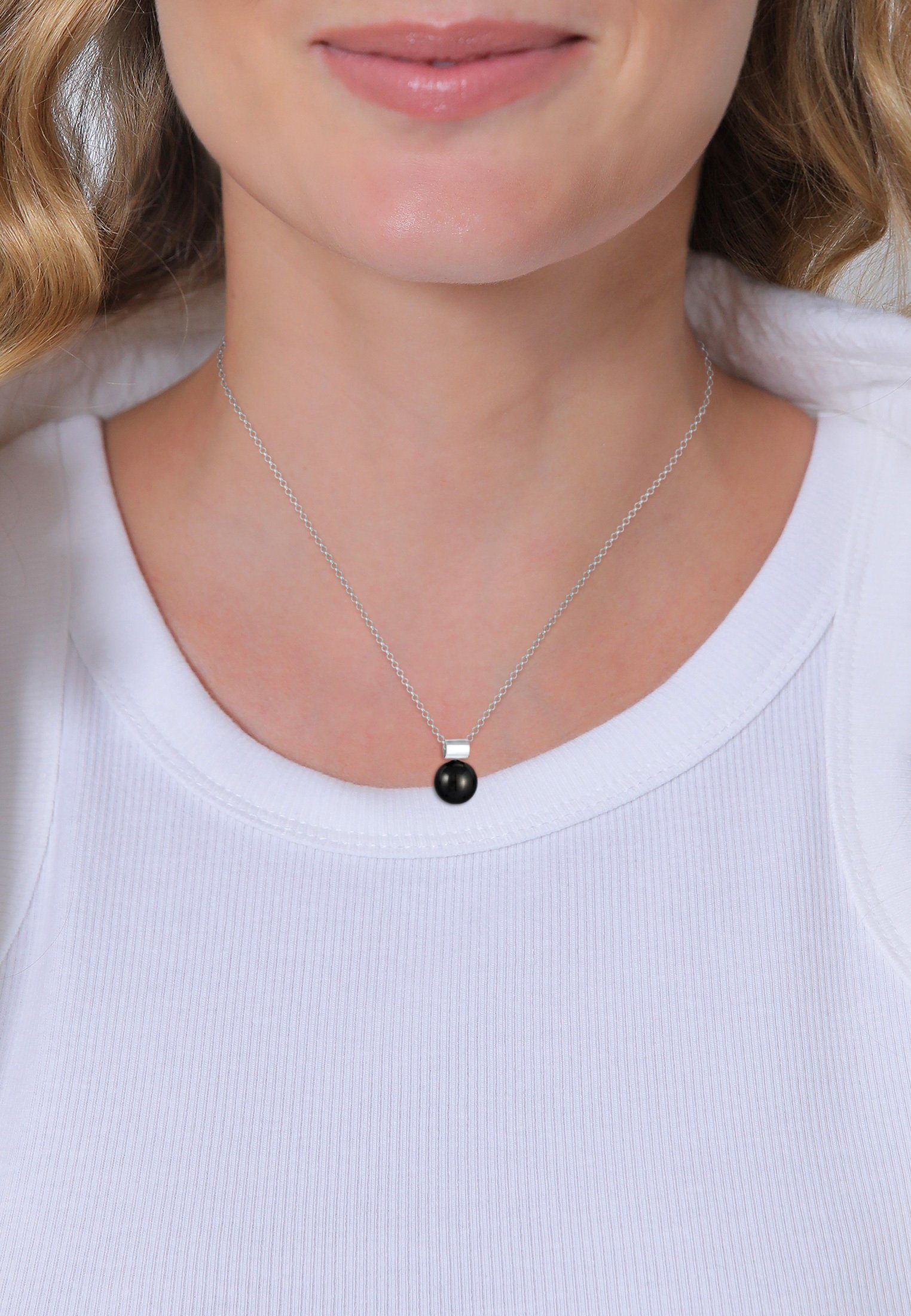 Nenalina Bead Anhänger synthetische Perle 925 Silber