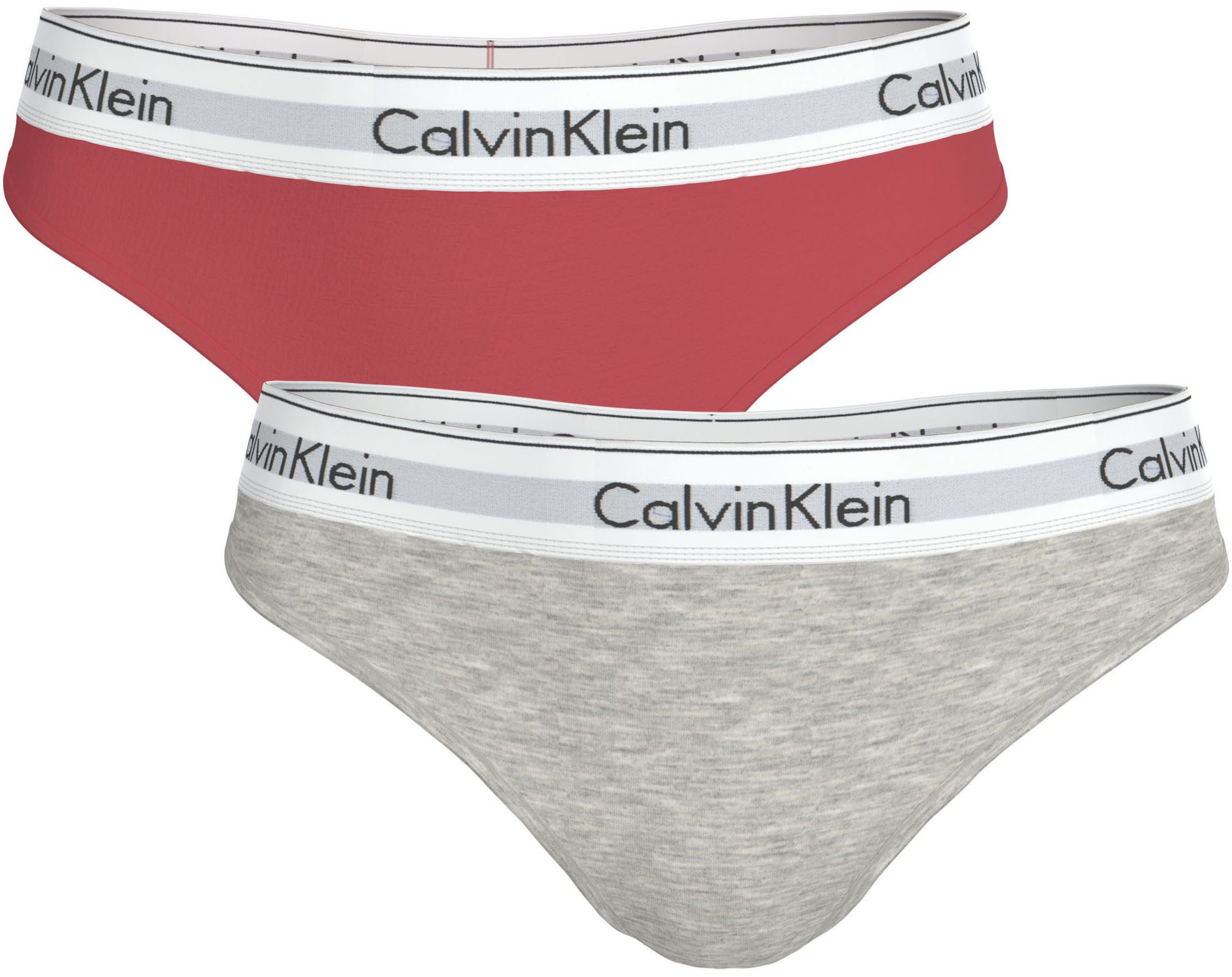 Calvin Klein Underwear Tanga THONG 2PK (Packung, 2er-Pack) Körpernahe Passform mit elastischem Bund