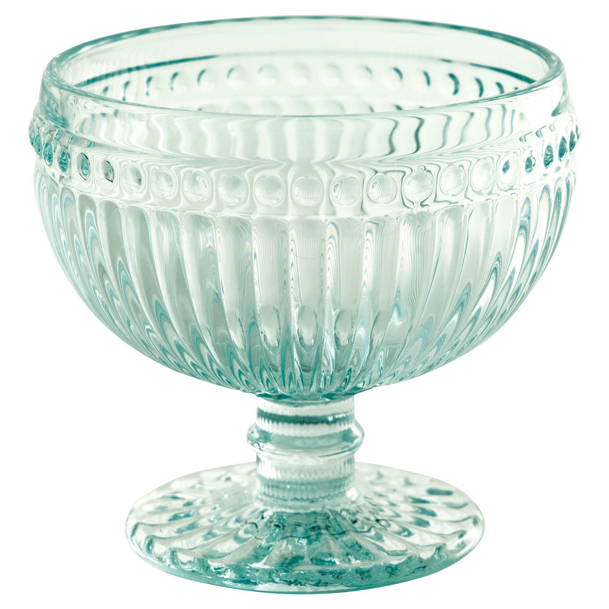 Greengate Schale Greengate Dessertschale ALICE Glas COOL MINT Grün