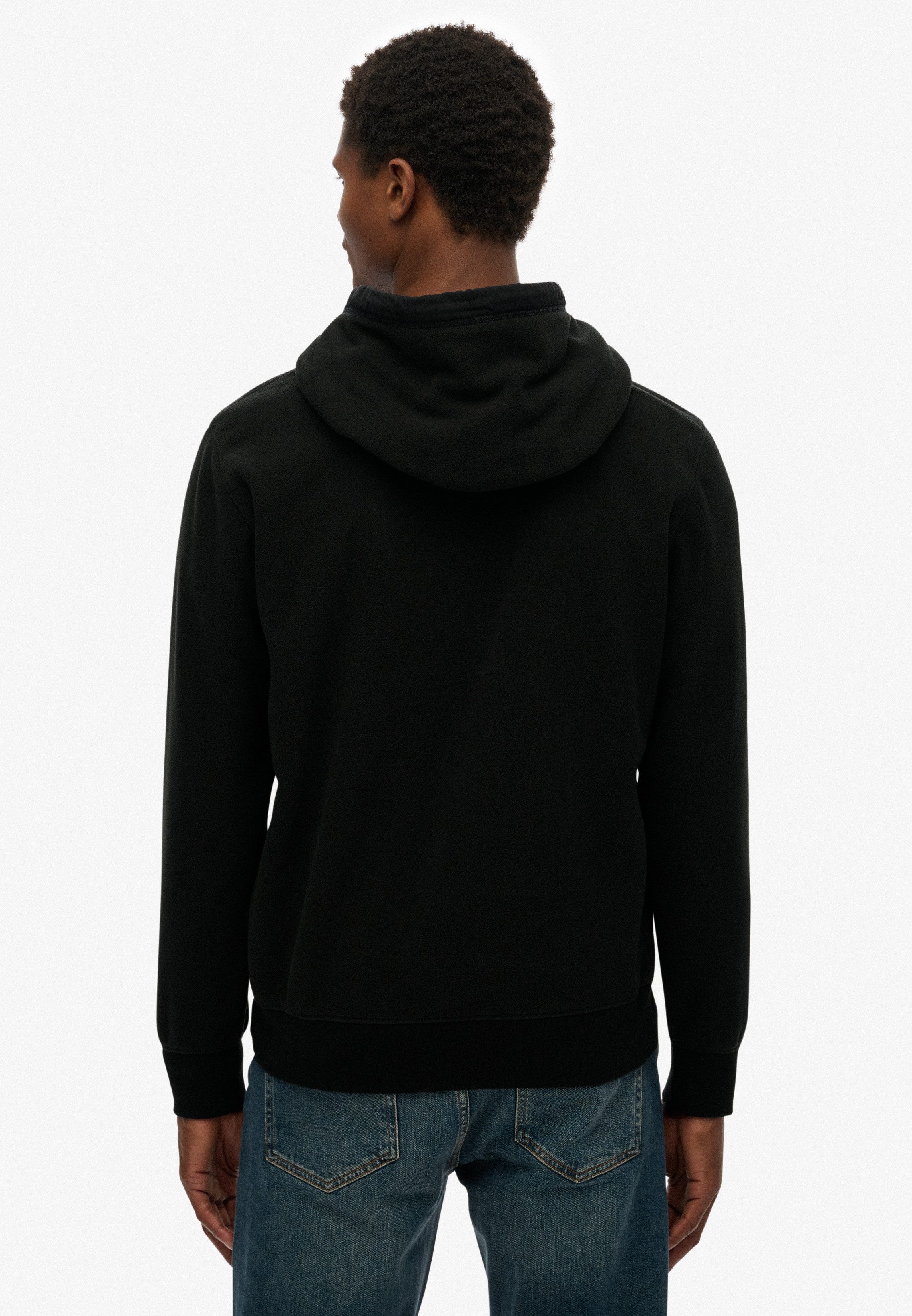 Superdry Kapuzensweatshirt MICRO LOGO FLEECE HOOD