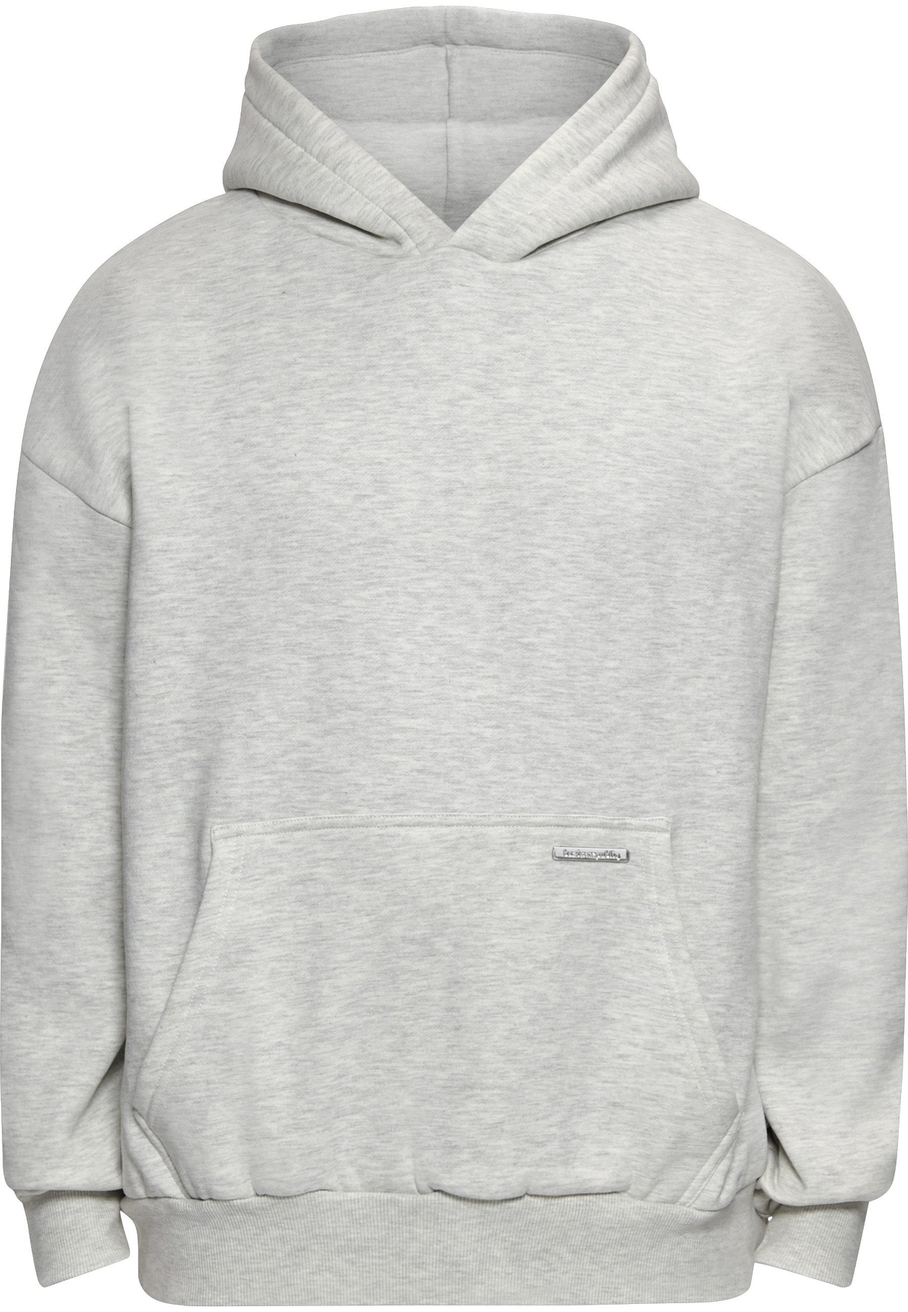 Dropsize Kapuzenpullover Dropsize Herren Dropsize Bazix Republiq SUPER HEAVY BLANK HOODIE (1-tlg)