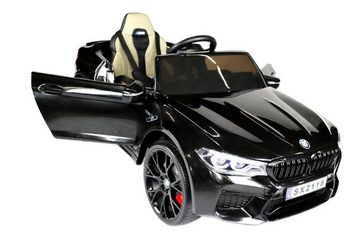 ES-Toys Elektro-Kinderauto Kinder Elektroauto BMW M5, Belastbarkeit 40 kg, Drift Version Stoßdämpfer 12V7A Fernbedienung