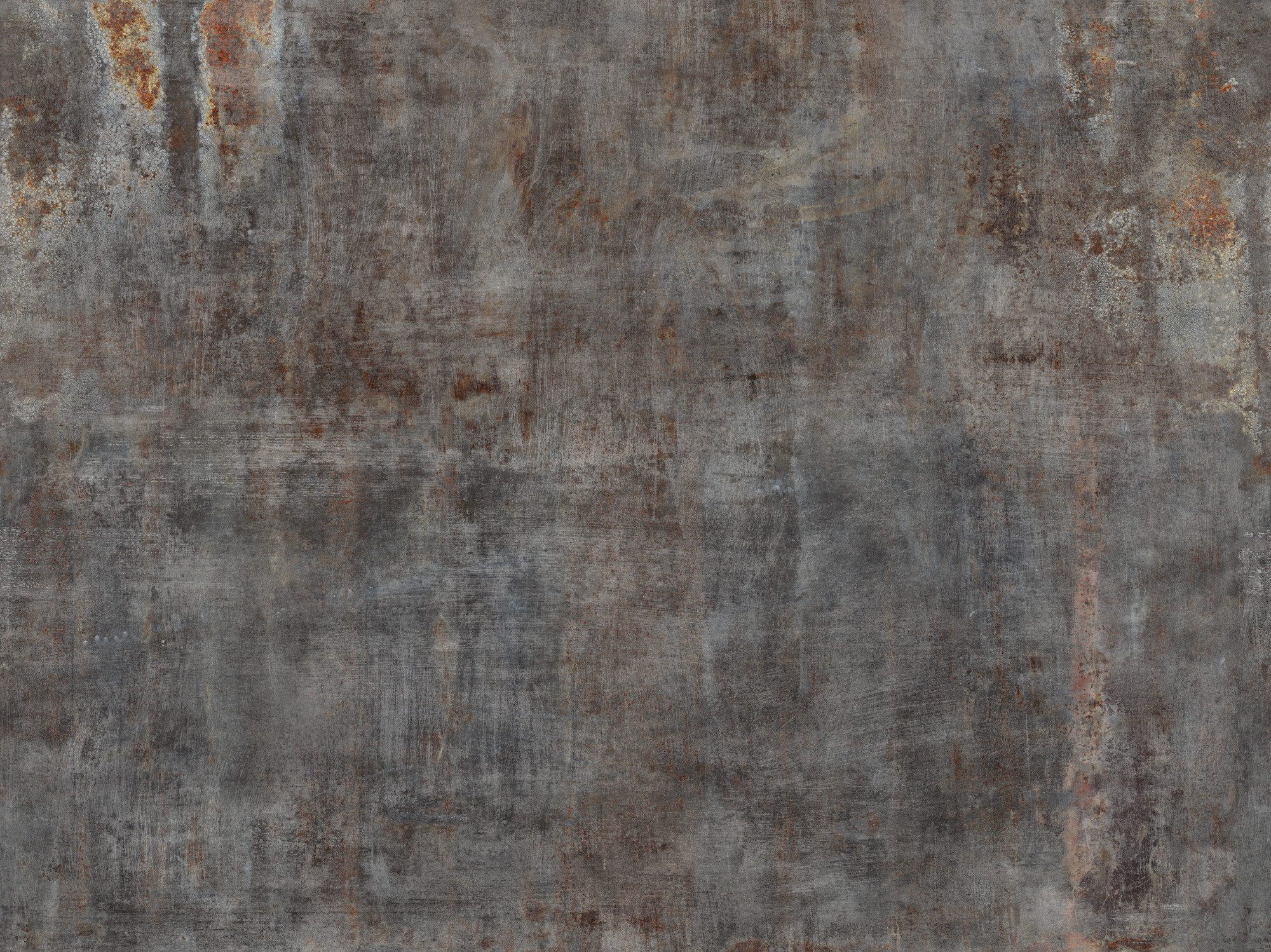 Rasch Fototapete Metall-Optik in Dunkelgrau, glatt, Rost-Optik, urban, (1 Rolle, 1 St), 300 cm x 400 cm