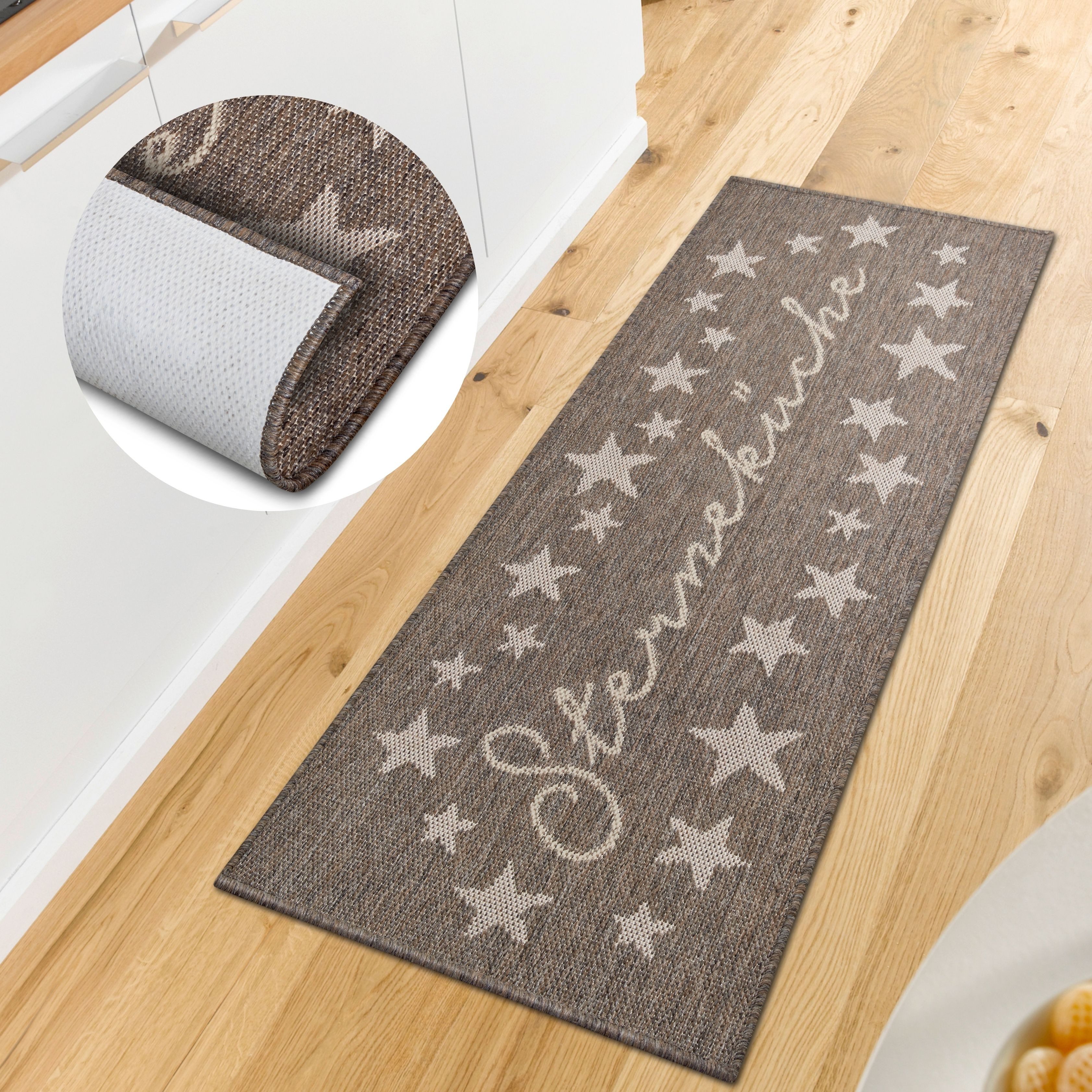 HANSE Home Küchenläufer Sterneküche, rechteckig, Höhe: 5 mm, Läufer, Rutsch günstig online kaufen
