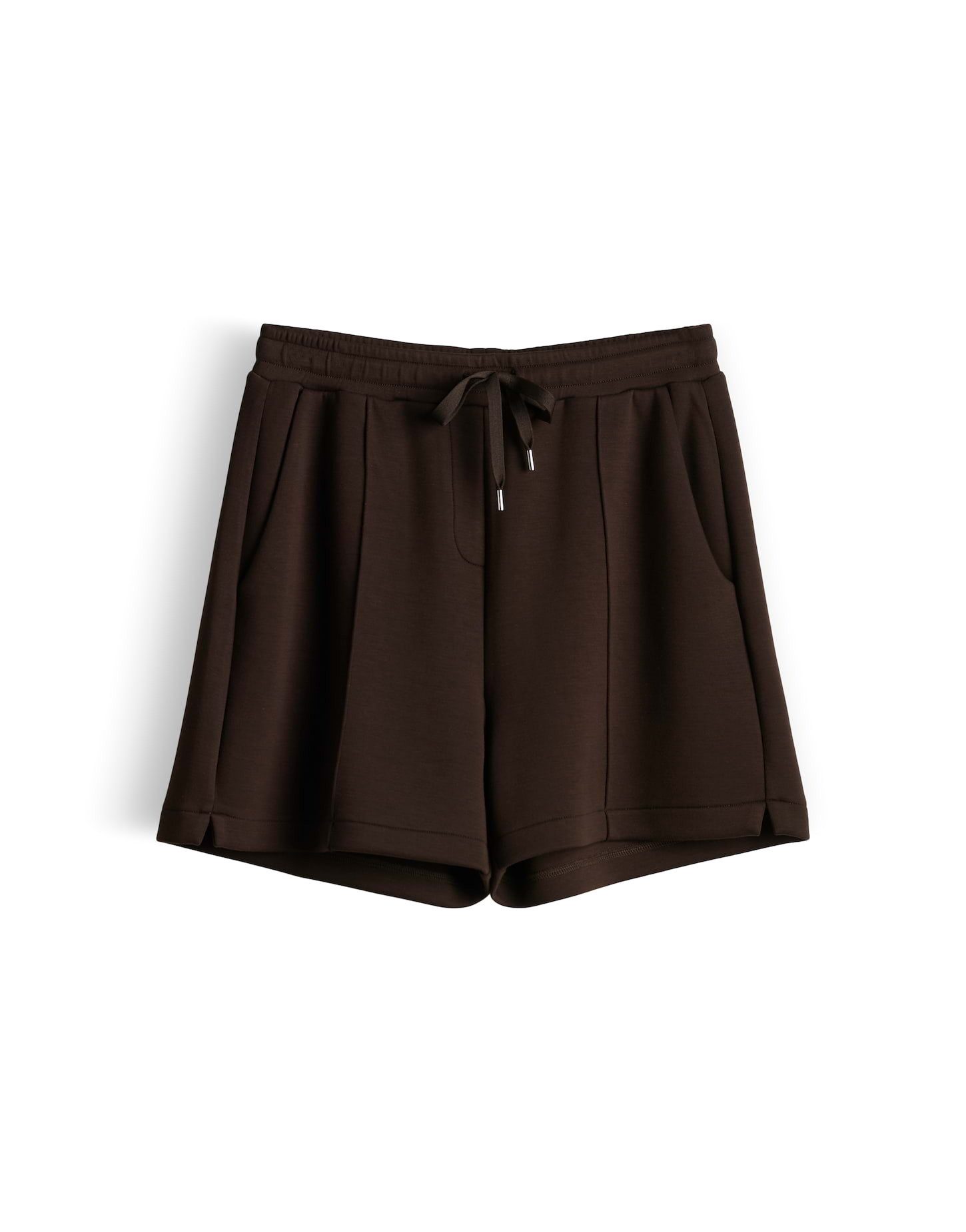 OPUS Sweatshorts Melane Club weiche Shorts mit samtiger Optik weiter, gerader Beinverlauf, angeraute Oberfläche, samtige Optik