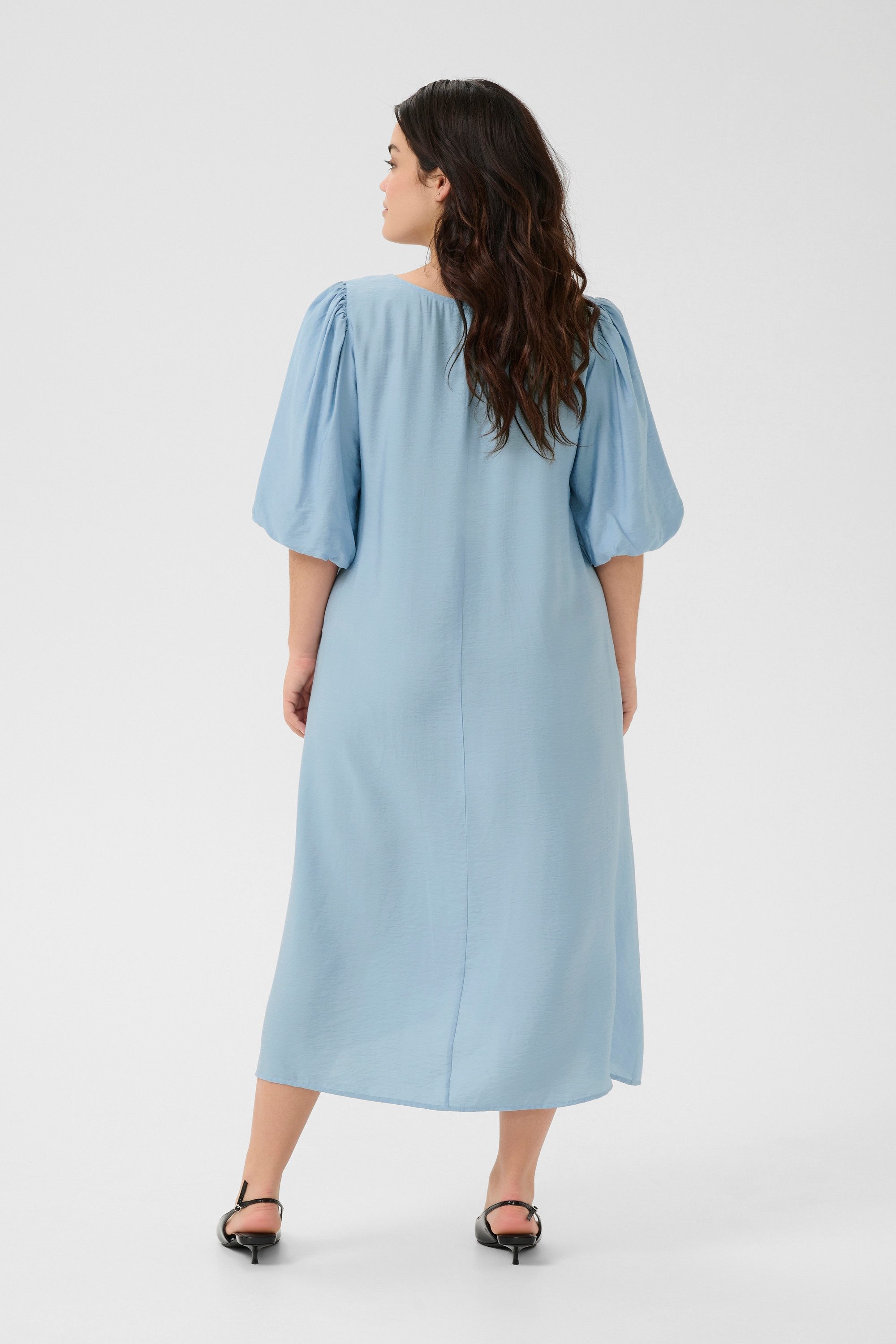 KAFFE Curve Blusenkleid Kleid KCpico Große günstig online kaufen