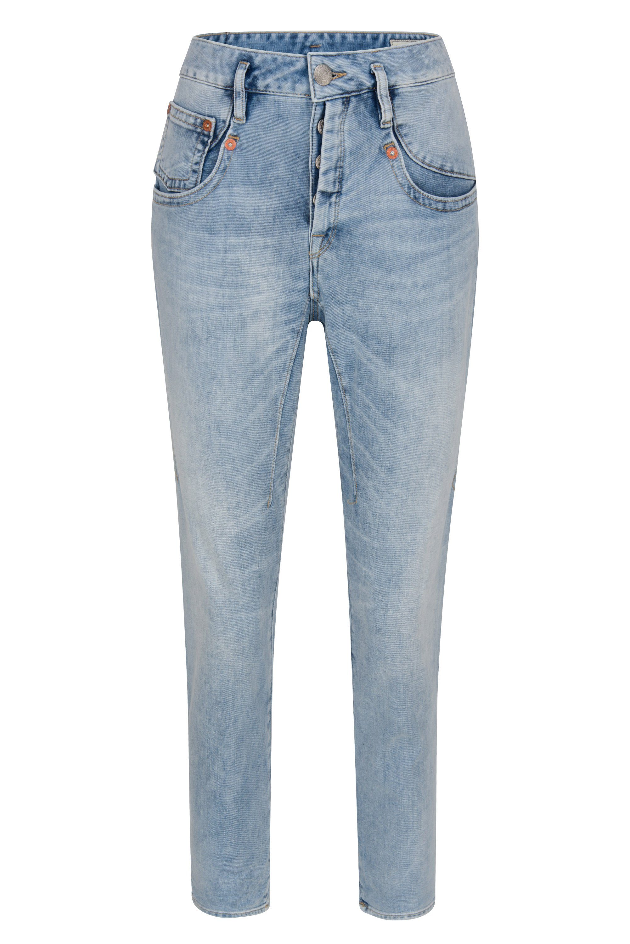 Herrlicher Stretch-Jeans HERRLICHER SHYRA Cropped Cashmere Touch Denim lucid 5318-D9020-006